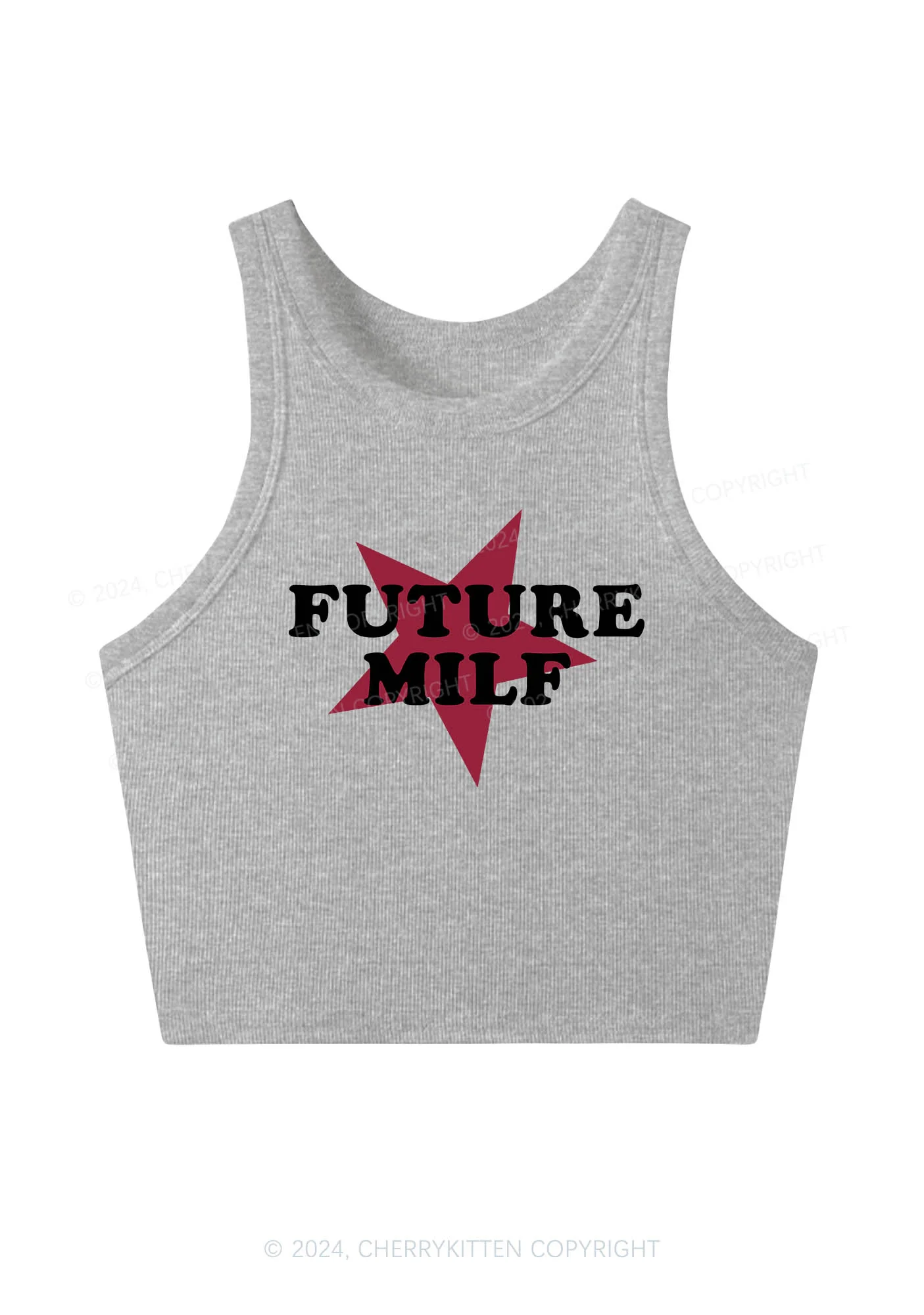 Future Mxxf Y2K Crop Tank Top Cherrykitten - Image 3