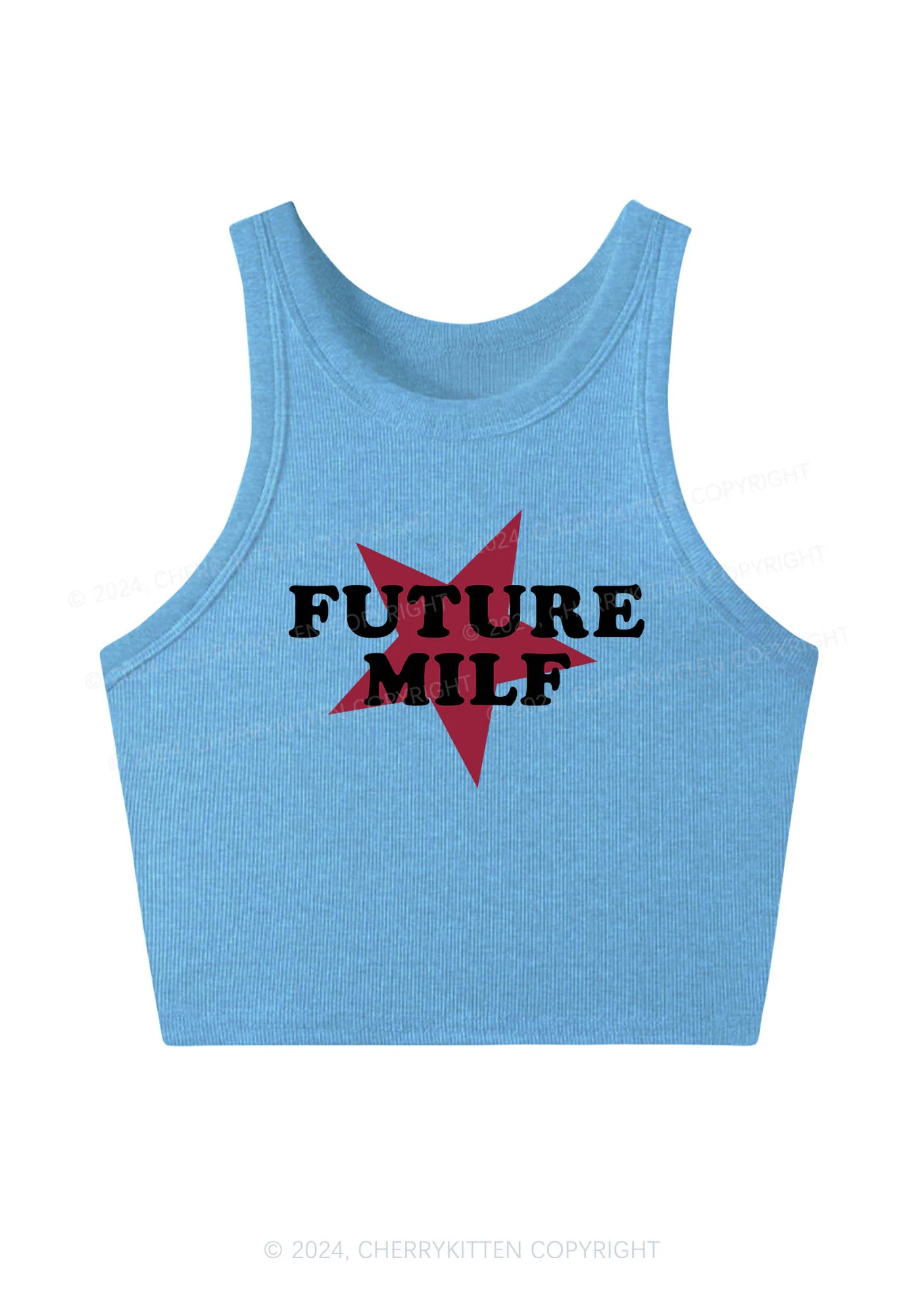 Future Mxxf Y2K Crop Tank Top Cherrykitten - Image 4
