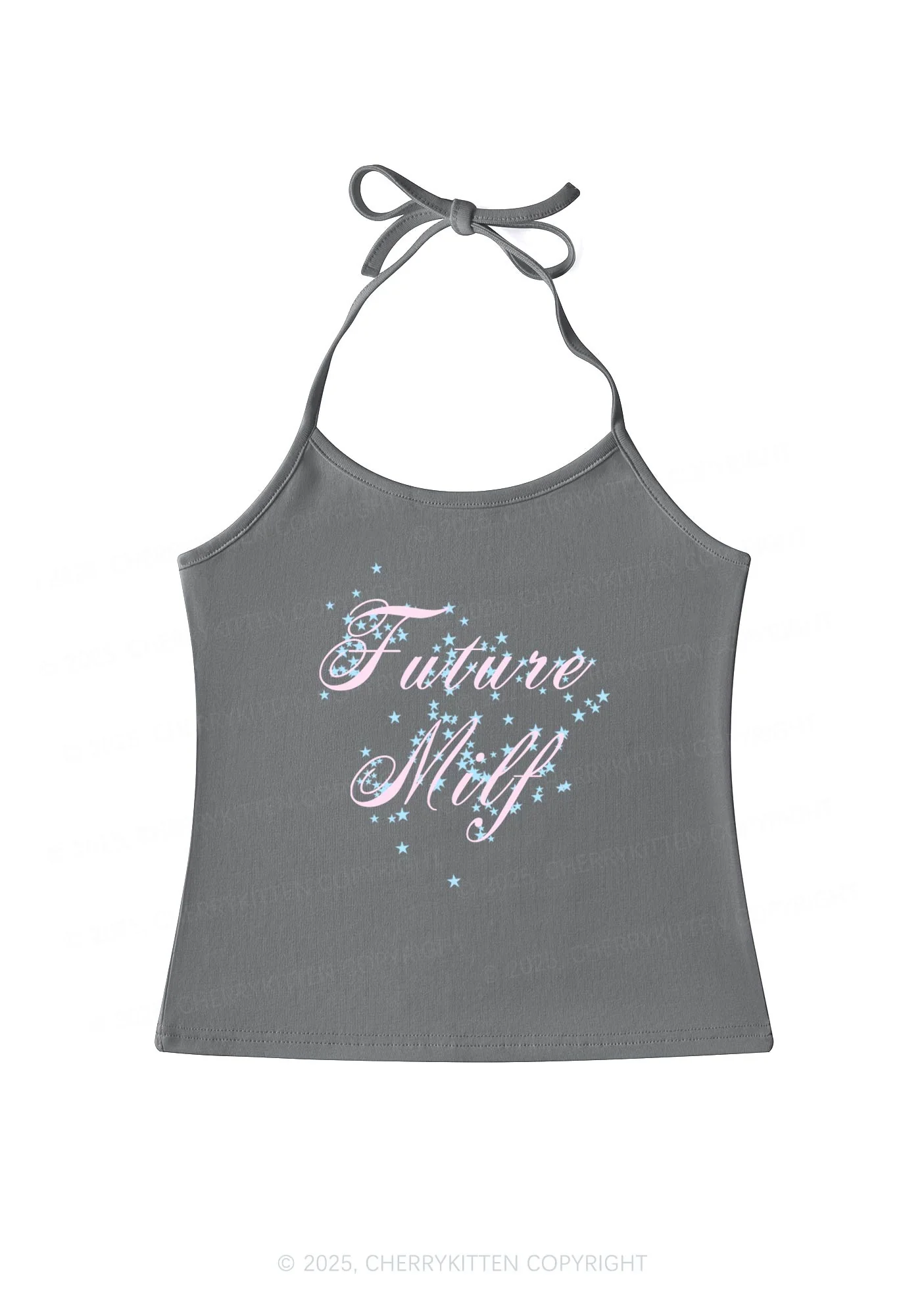 Future Mxxf Y2K Halter Neck Cami Cherrykitten - Image 2