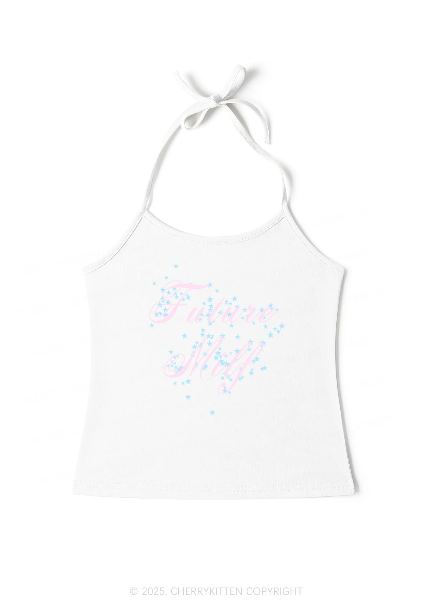 Future Mxxf Y2K Halter Neck Cami Cherrykitten - Image 3