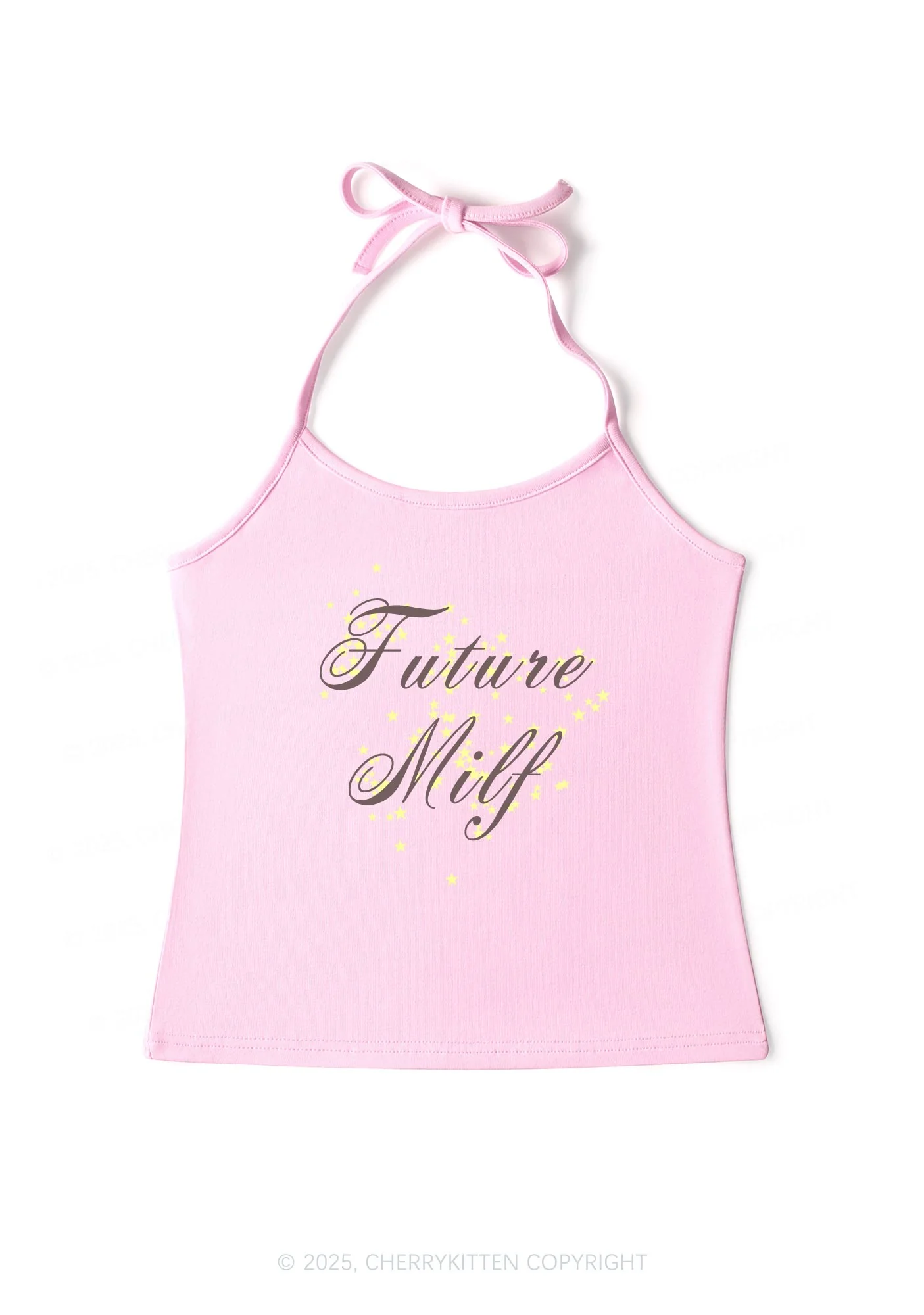 Future Mxxf Y2K Halter Neck Cami Cherrykitten - Image 5