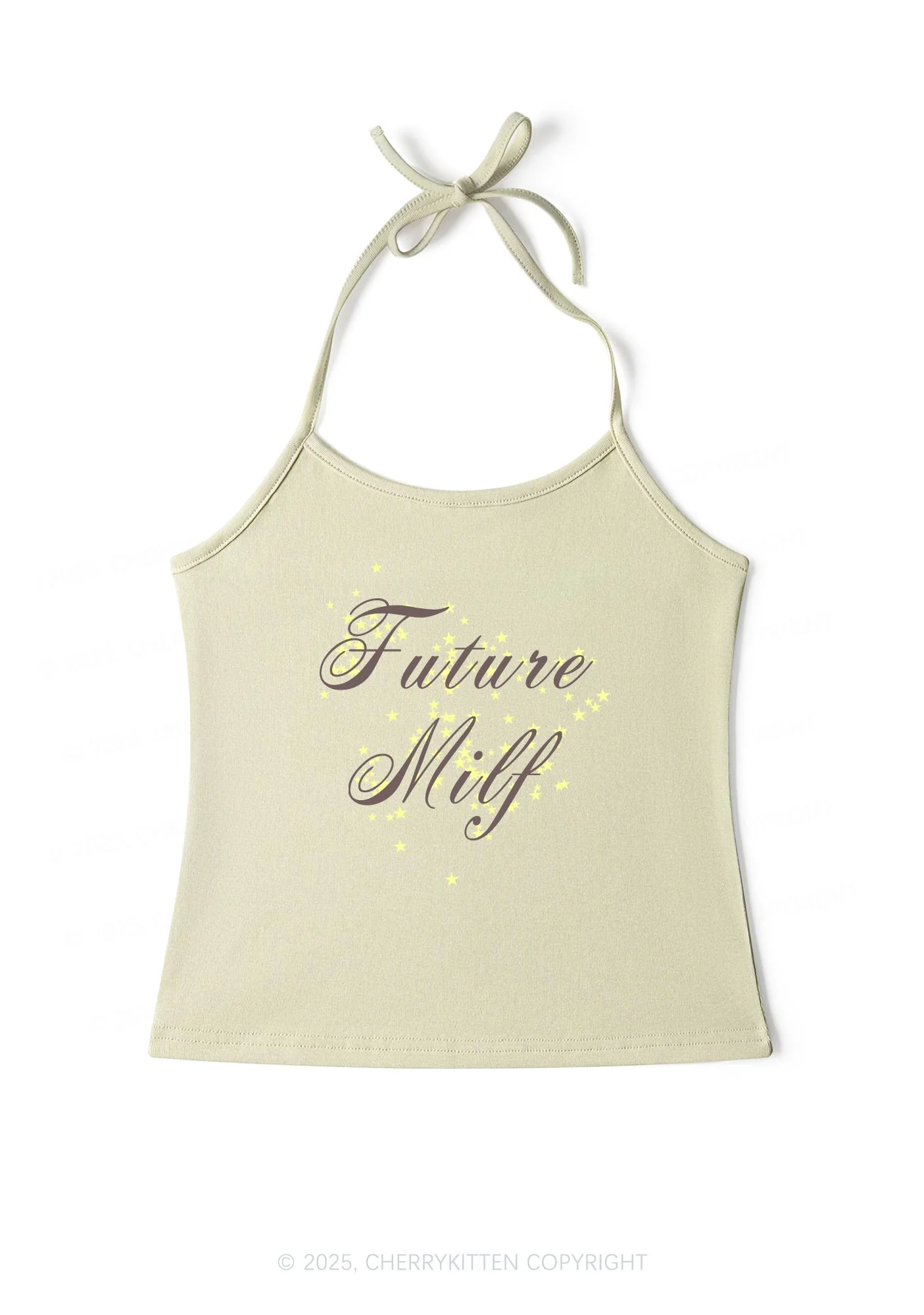 Future Mxxf Y2K Halter Neck Cami Cherrykitten - Image 6