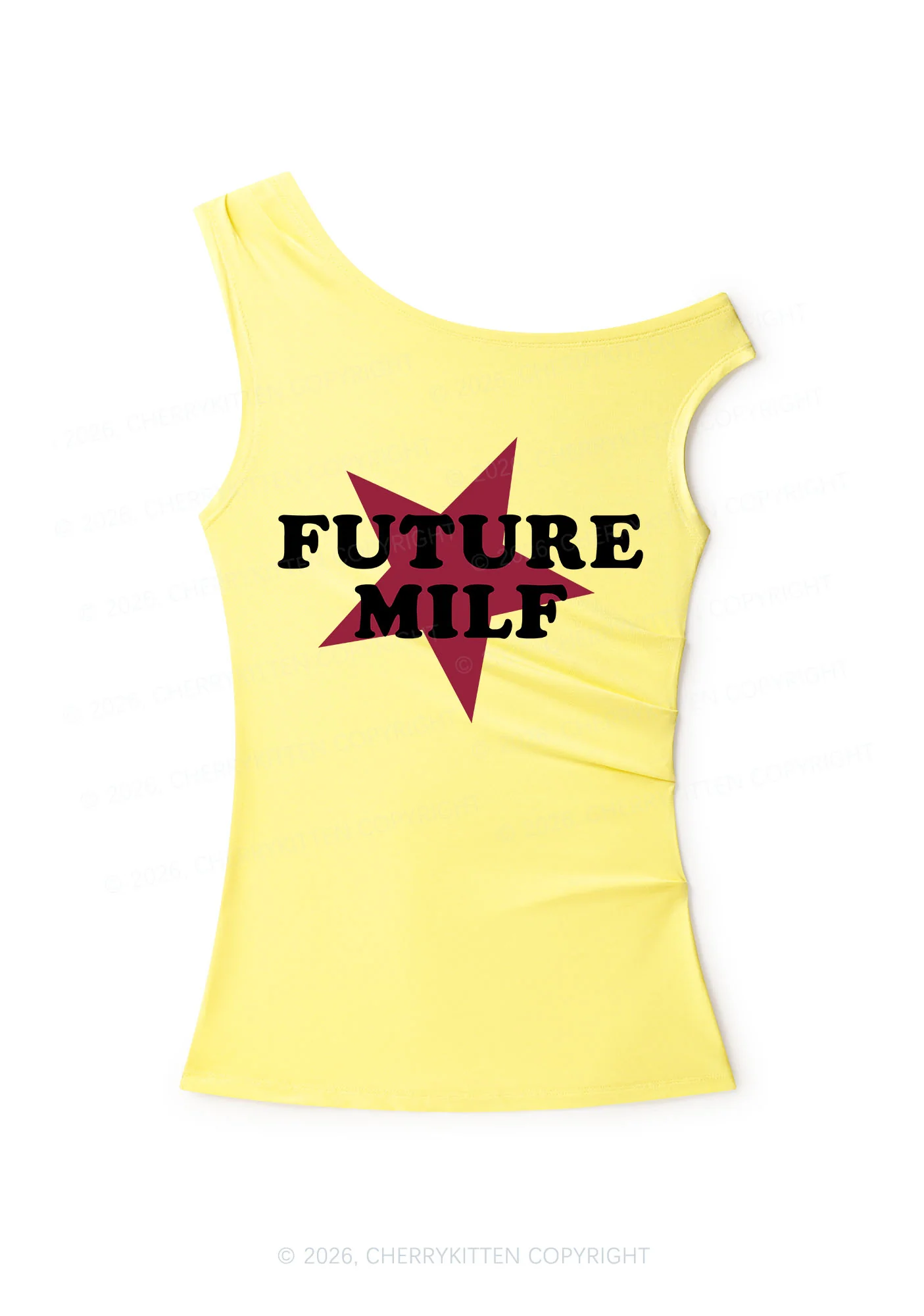 Future Mxxf Y2K Off Shoulder Tank Top Cherrykitten - Image 4