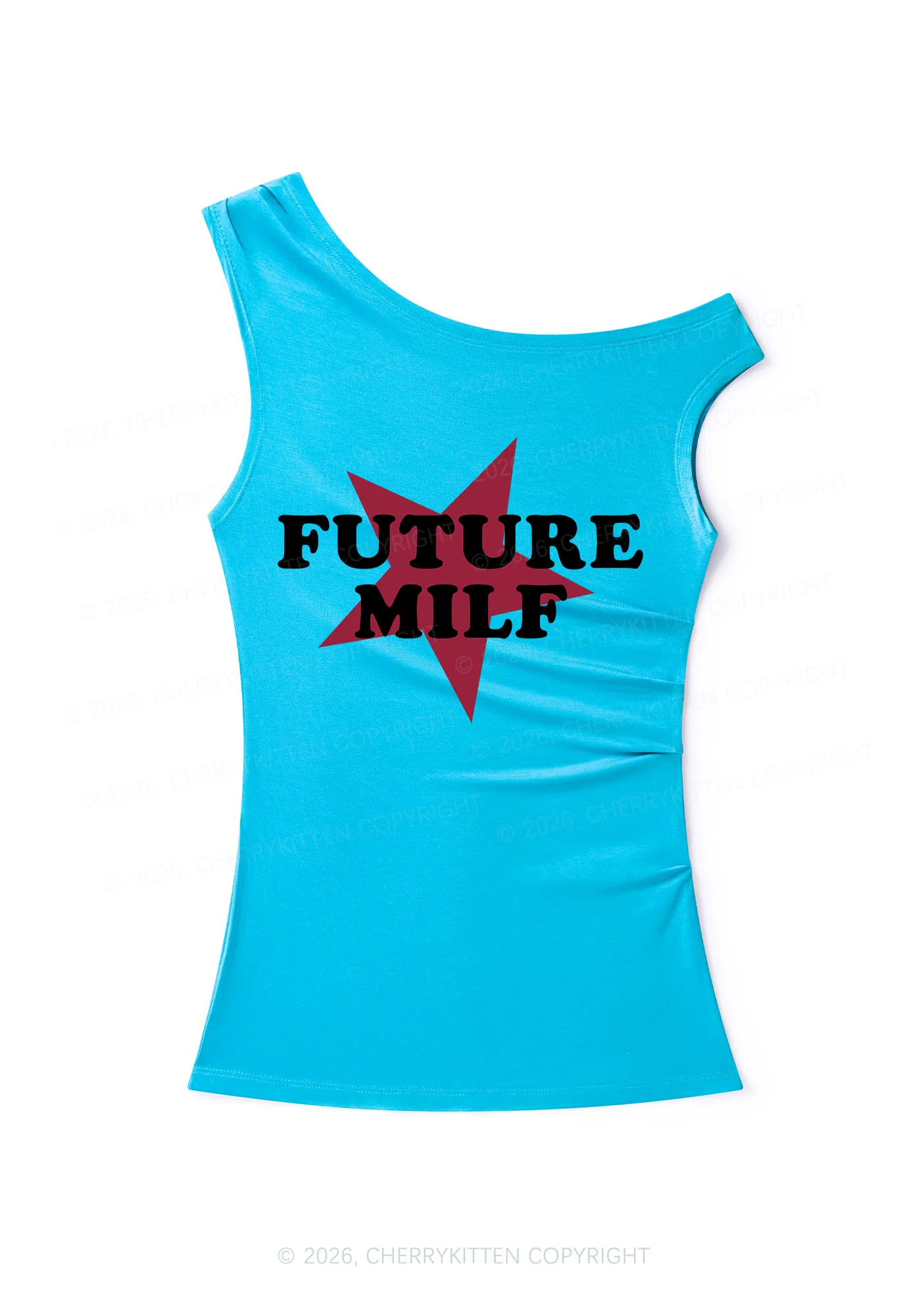 Future Mxxf Y2K Off Shoulder Tank Top Cherrykitten - Image 6