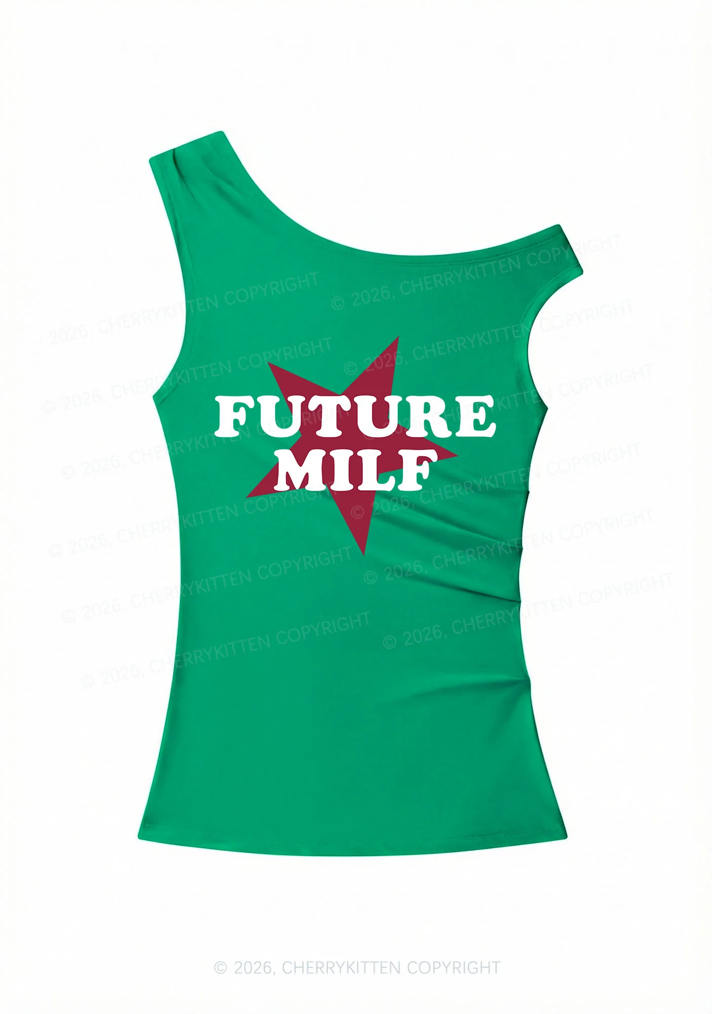 Future Mxxf Y2K Off Shoulder Tank Top Cherrykitten - Image 7