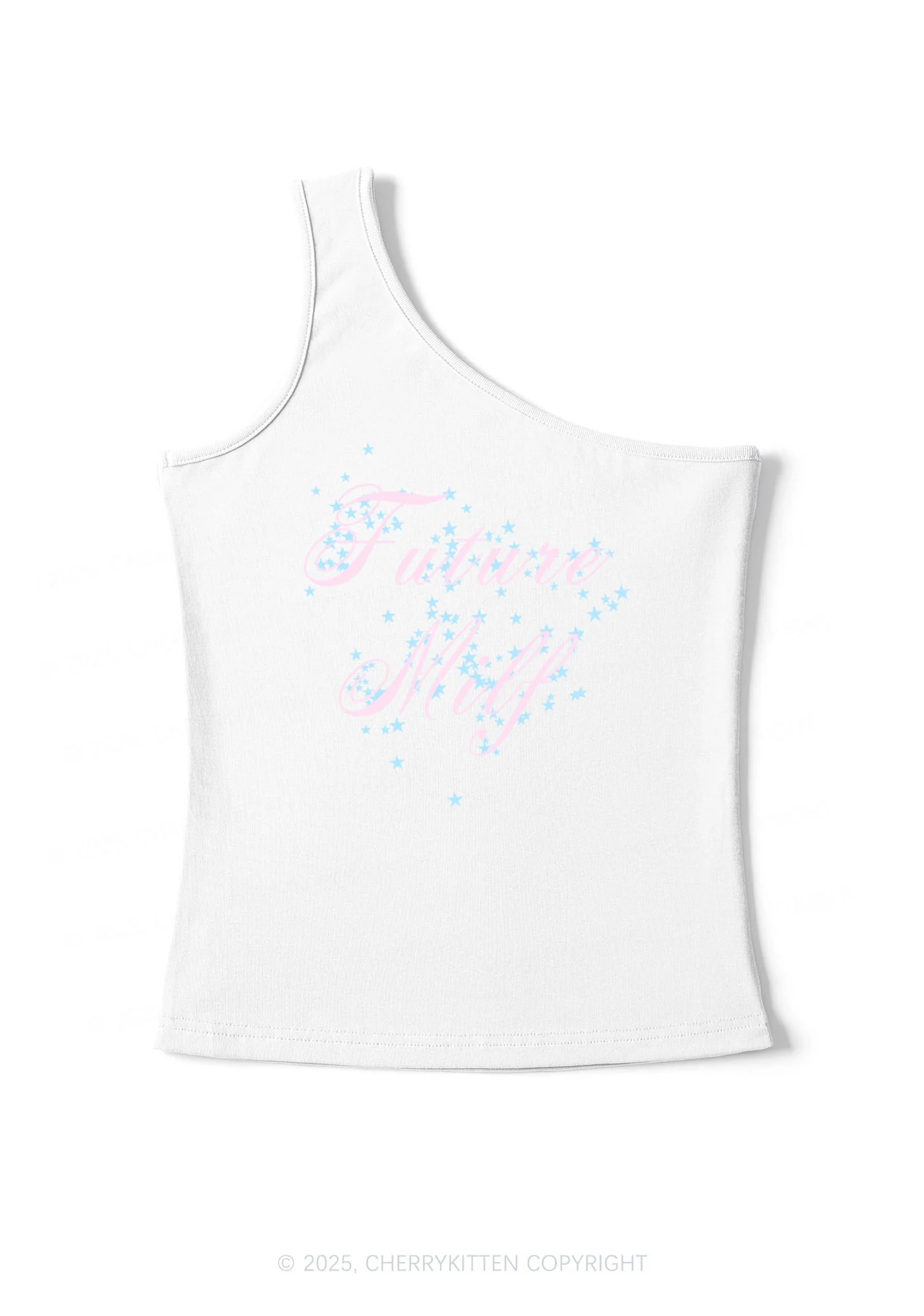 Future Mxxf Y2K One Shoulder Tank Top Cherrykitten - Image 5