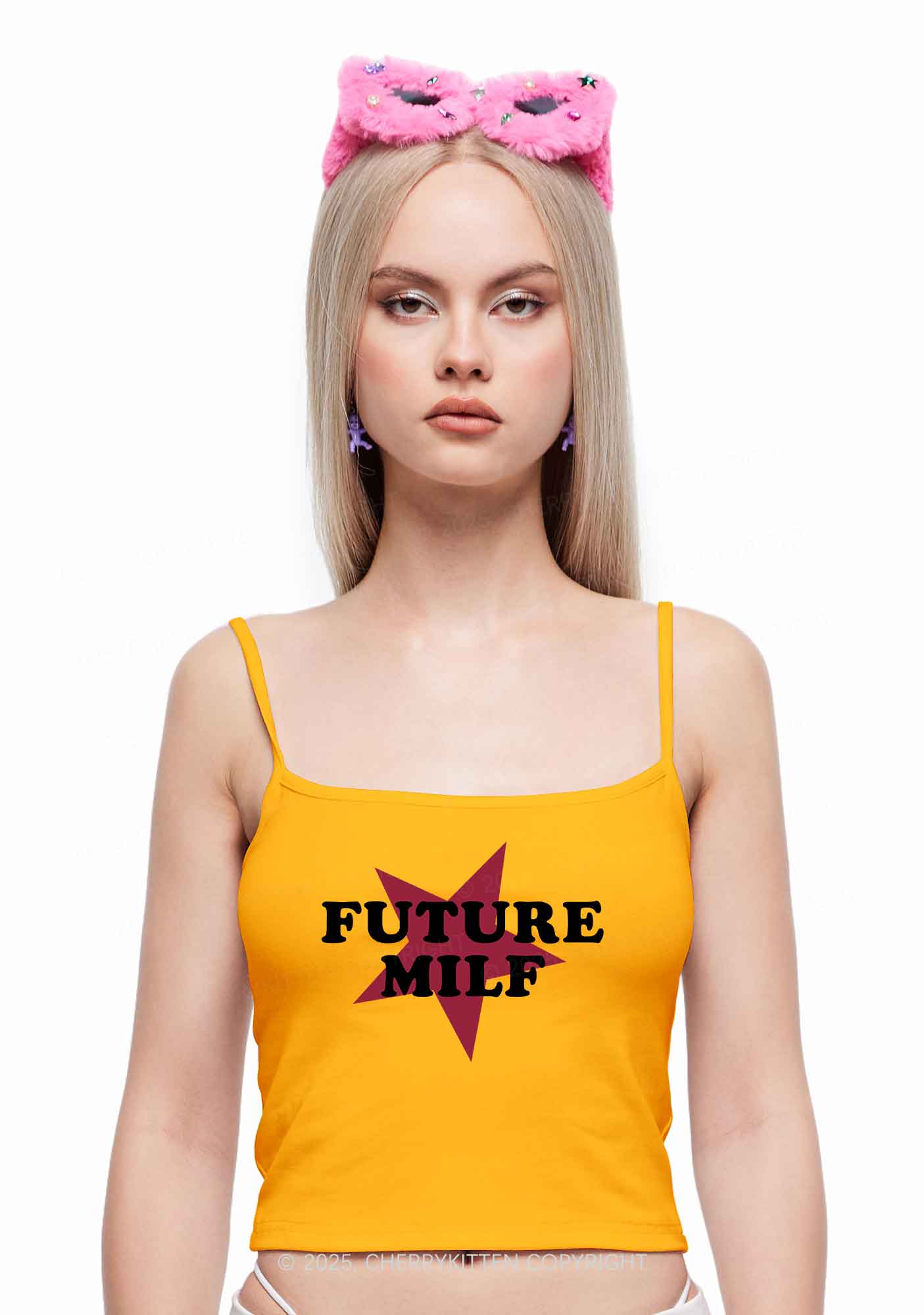 Future Mxxf Y2K Spaghetti Strap Cami Cherrykitten - Image 2