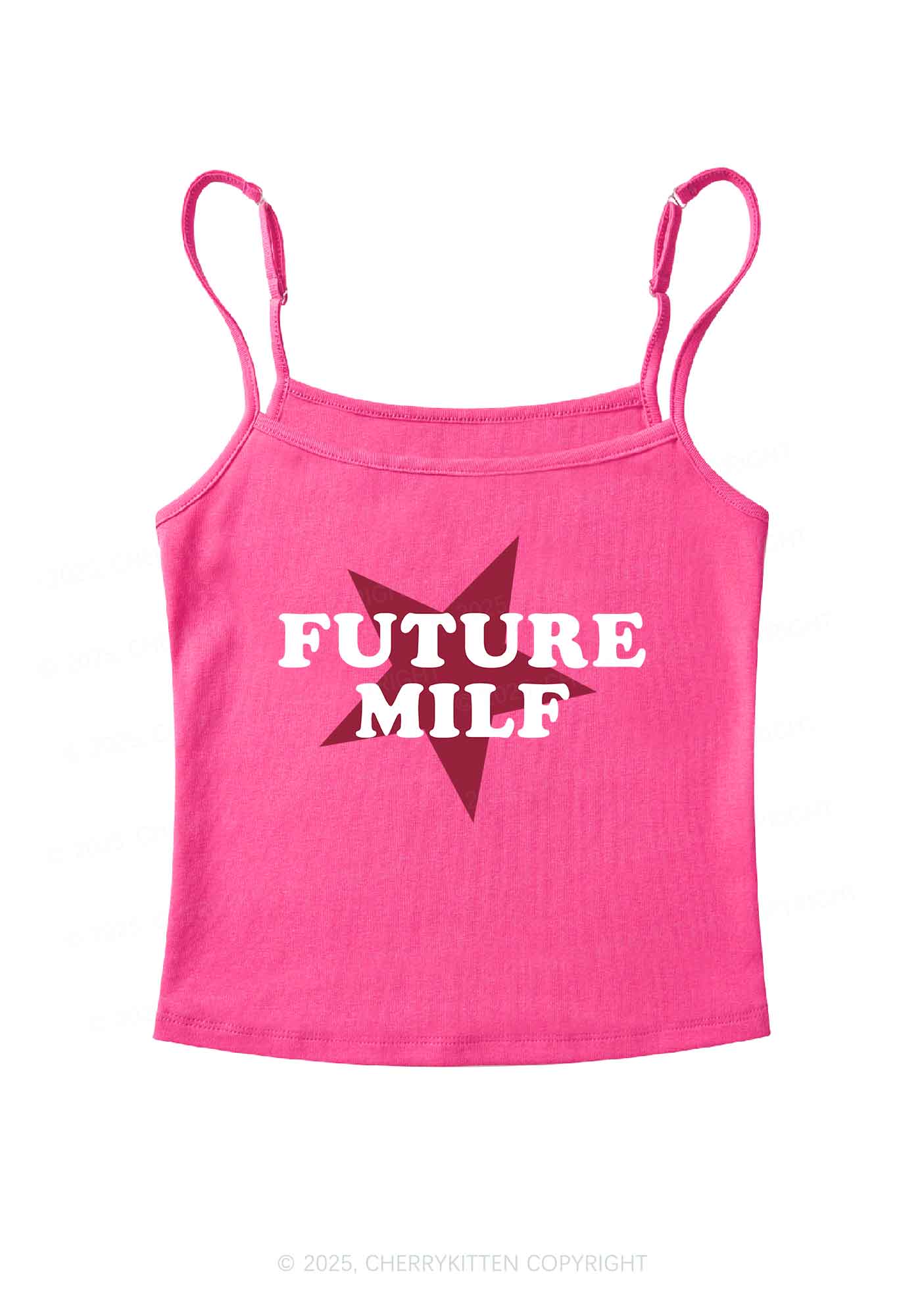 Future Mxxf Y2K Spaghetti Strap Cami Cherrykitten - Image 3