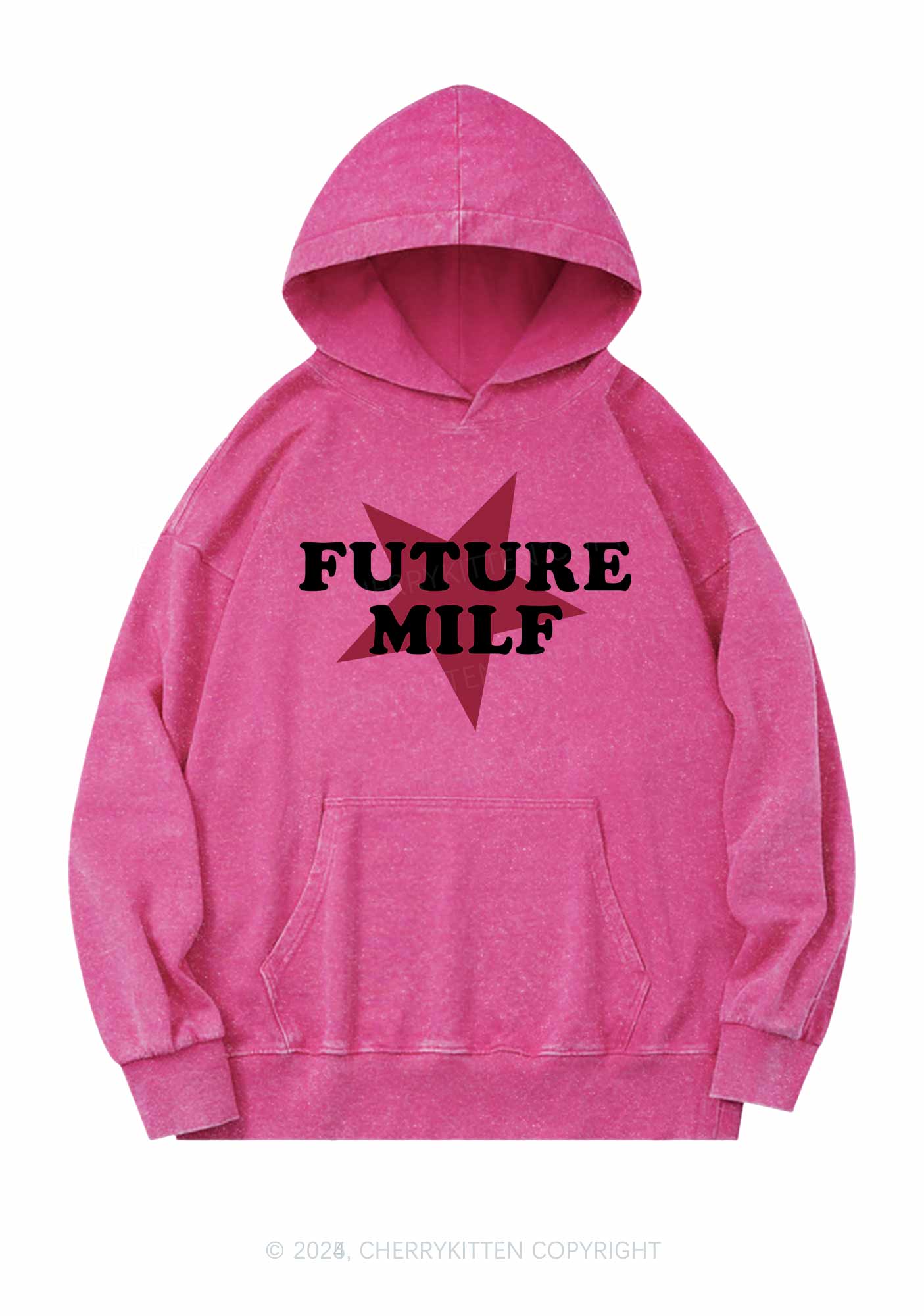 Future Mxxf Y2K Washed Hoodie Cherrykitten - Image 3