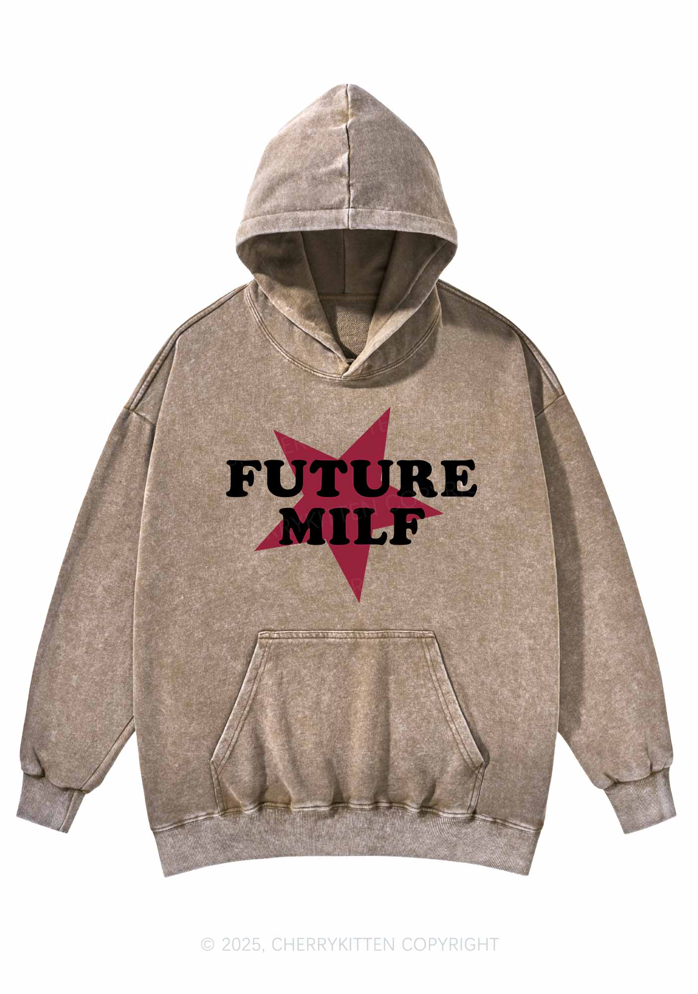Future Mxxf Y2K Washed Hoodie Cherrykitten - Image 5