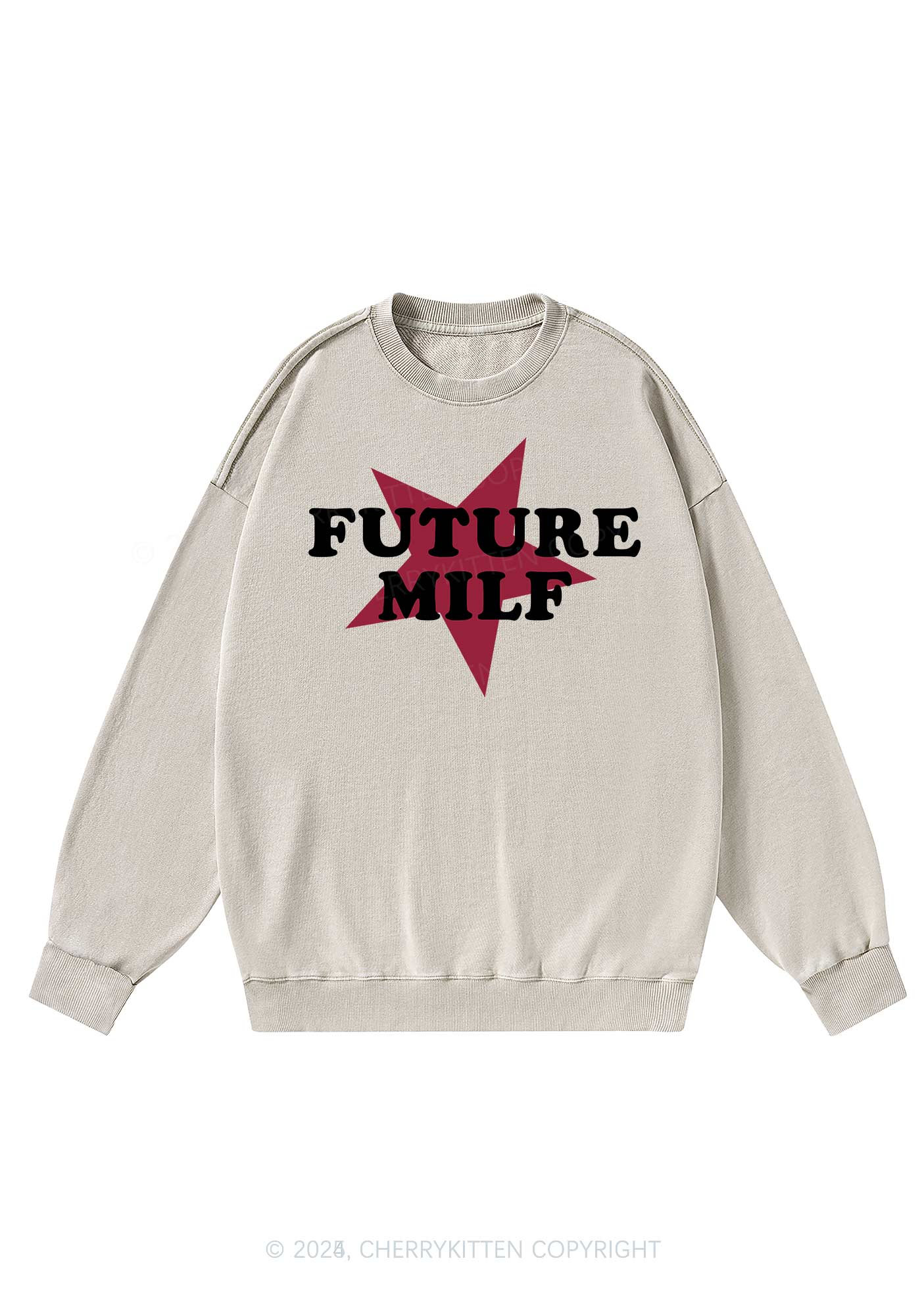 Future Mxxf Y2K Washed Sweatshirts Cherrykitten - Image 3