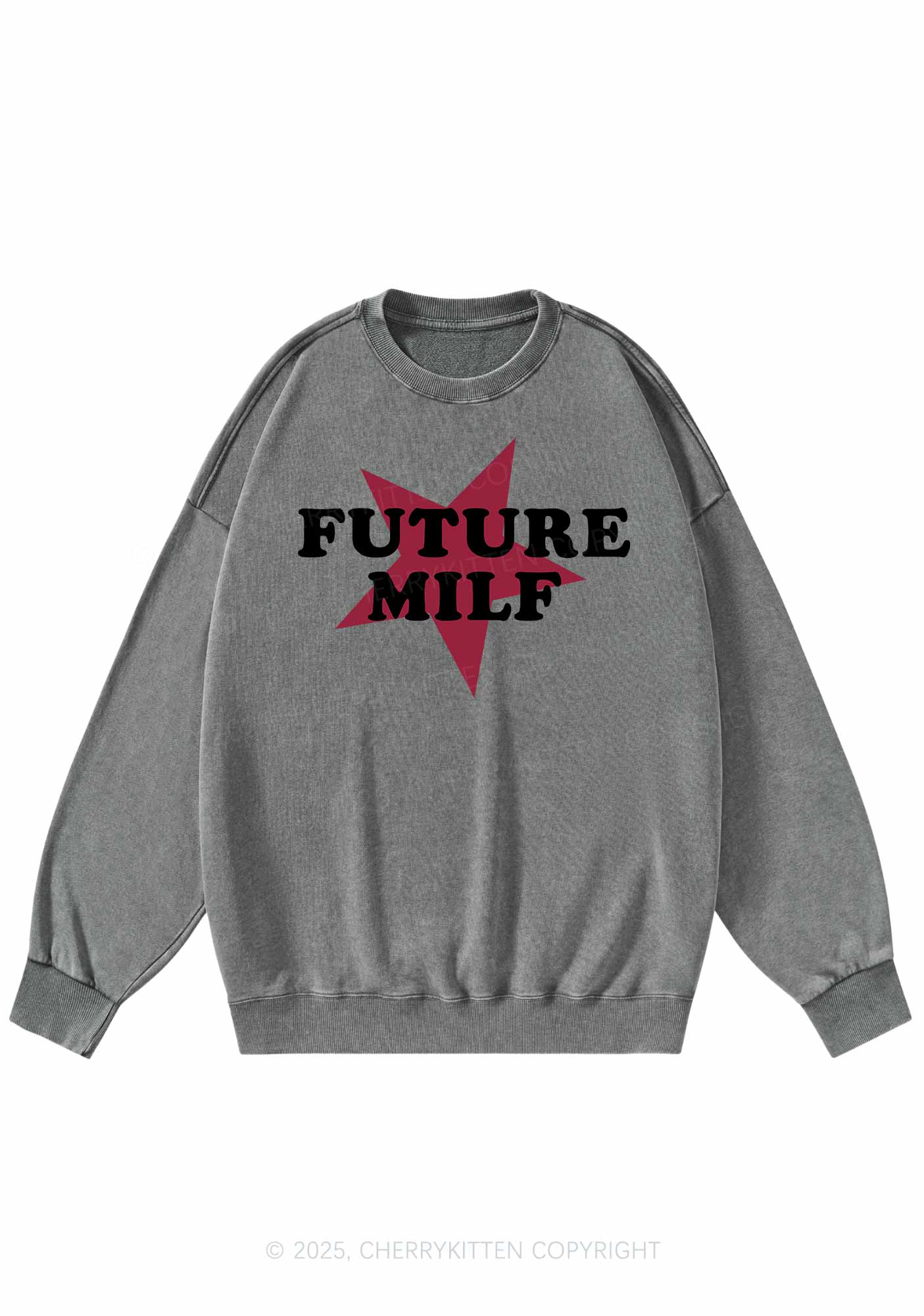Future Mxxf Y2K Washed Sweatshirts Cherrykitten - Image 5