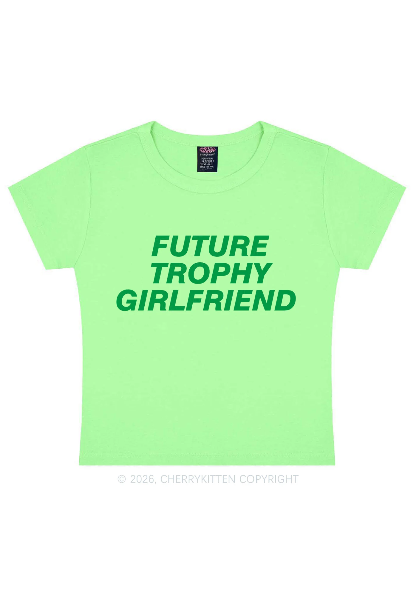 Future Trophy Girlfriend Y2K Baby Tee Cherrykitten - Image 12