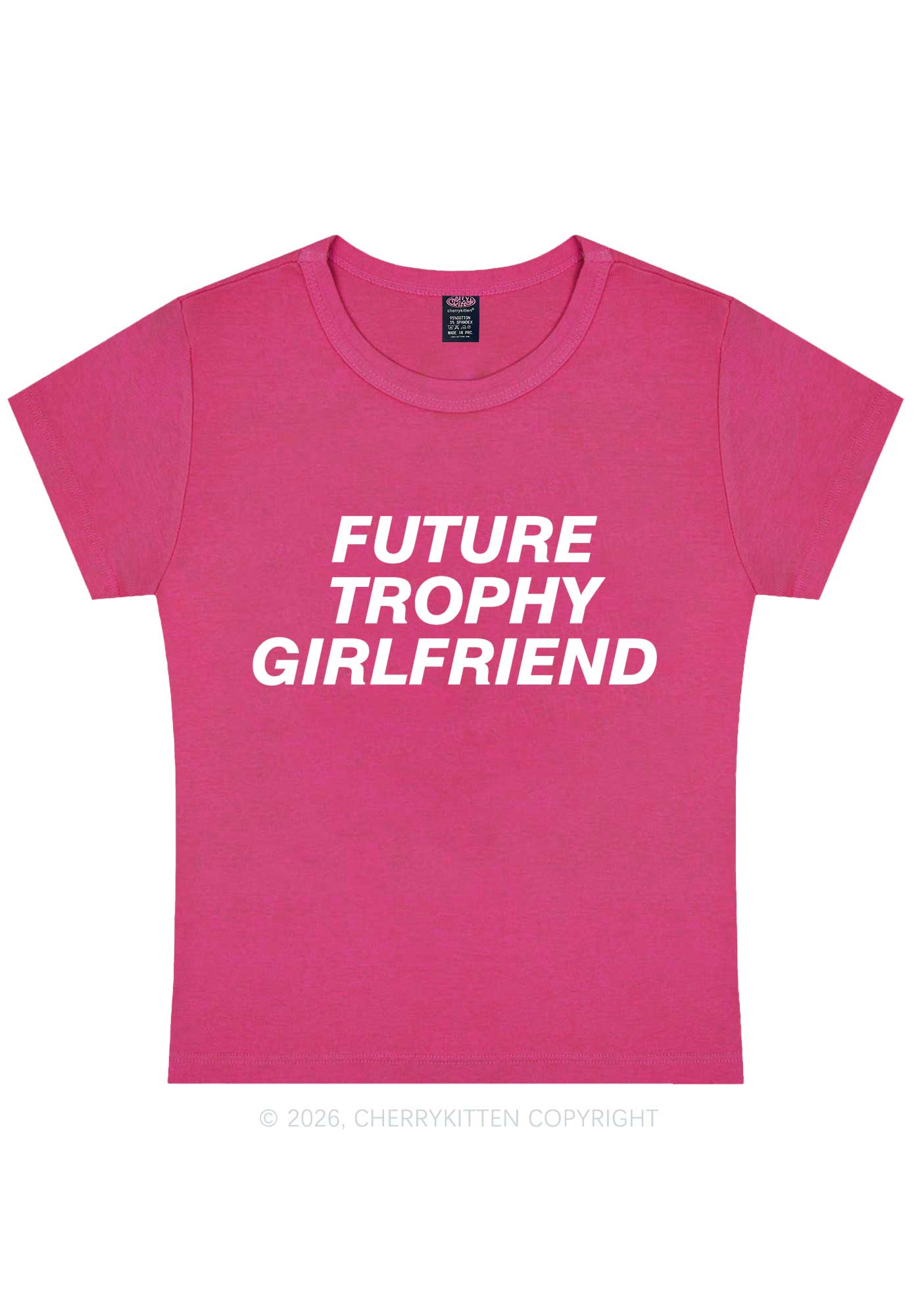 Future Trophy Girlfriend Y2K Baby Tee Cherrykitten - Image 6