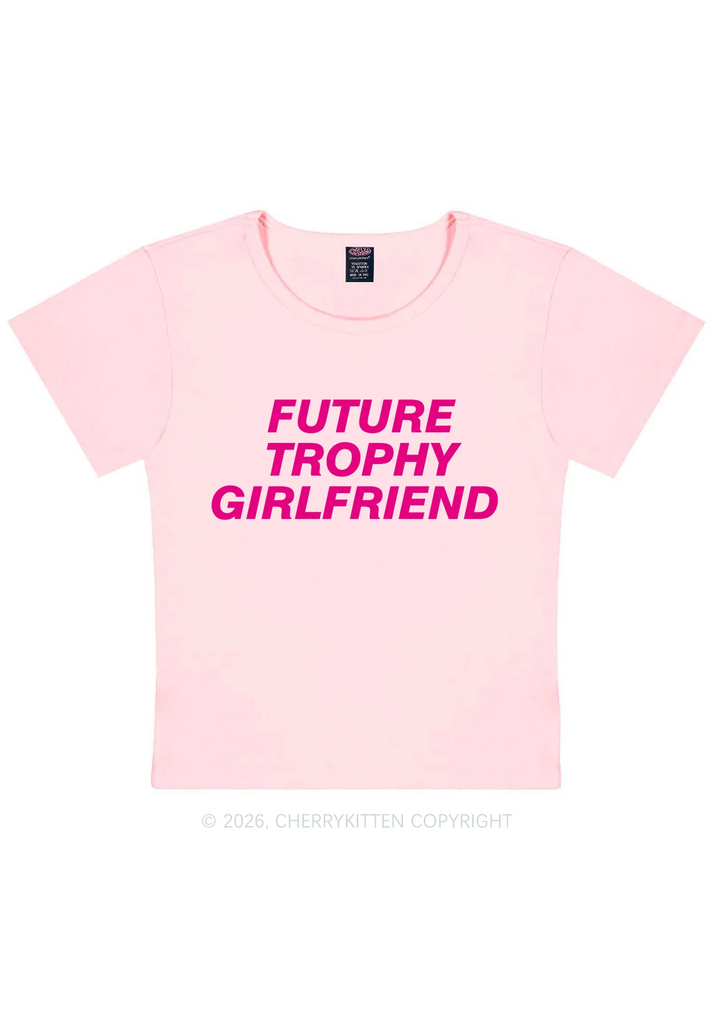 Future Trophy Girlfriend Y2K Baby Tee Cherrykitten - Image 8