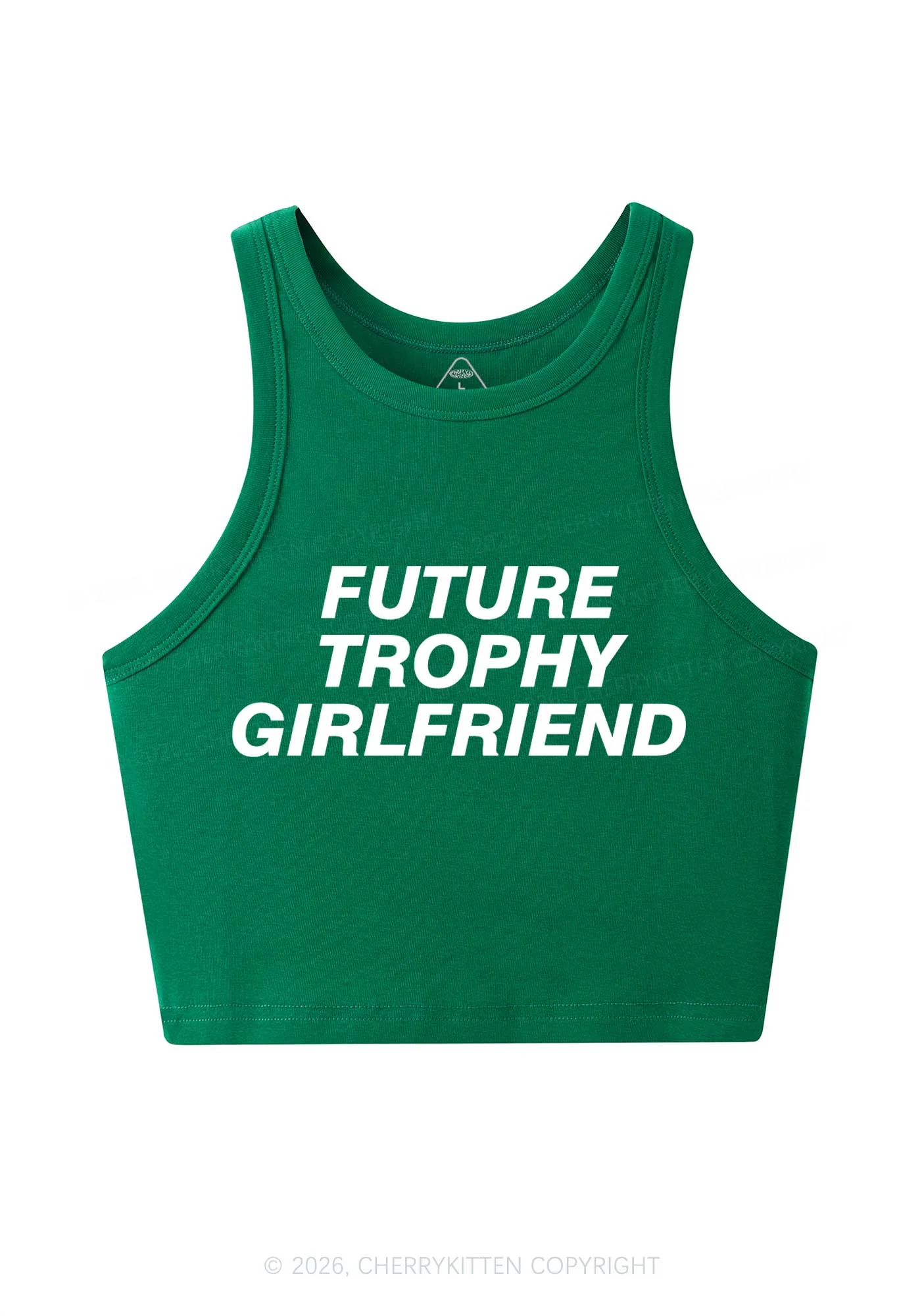 Future Trophy Girlfriend Y2K Crop Tank Top Cherrykitten - Image 4
