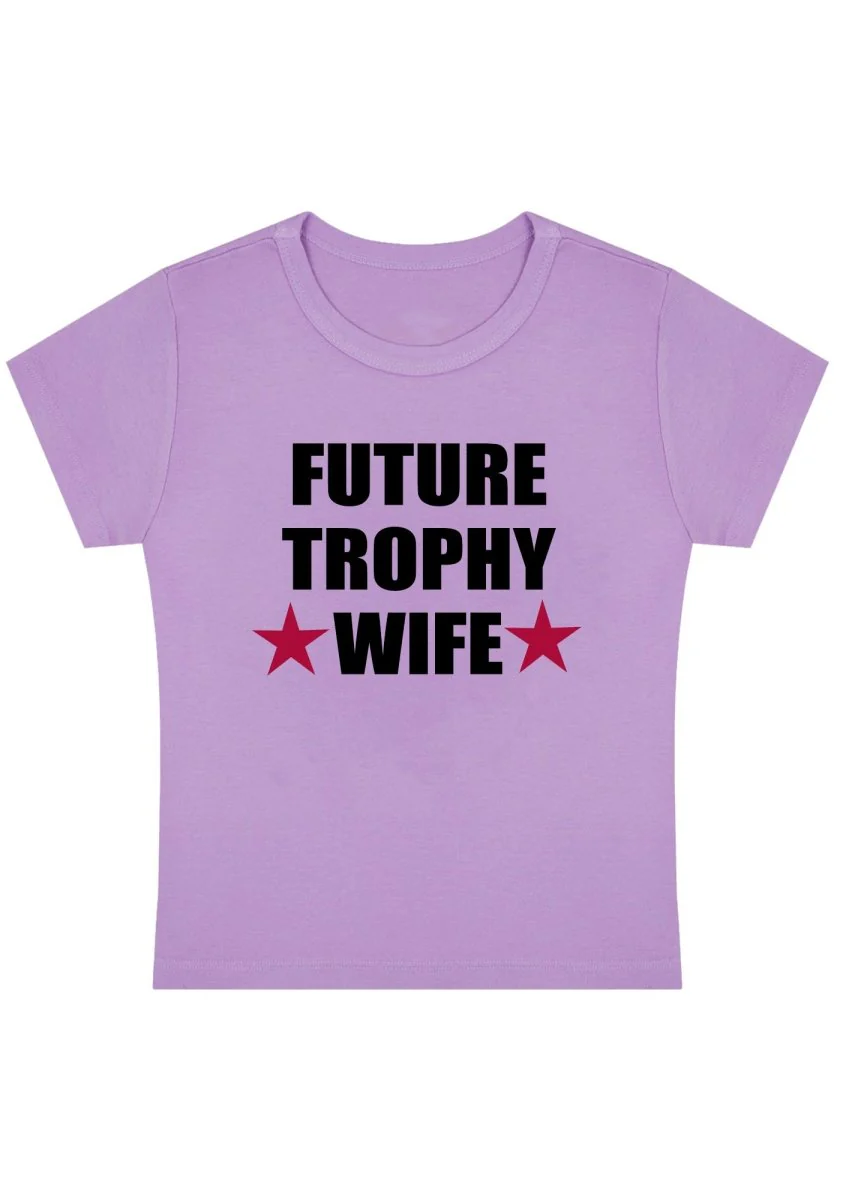 Future Trophy Wife Y2K Baby Tee - Image 4