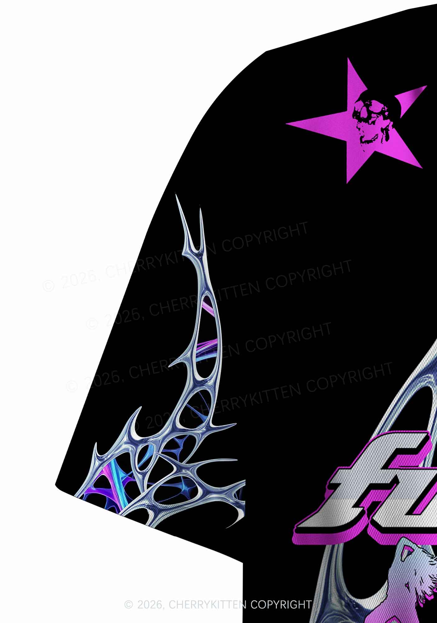 Fxxk Off Im Dancing Y2K Crop Sport Jersey Shirts Cherrykitten - Image 8