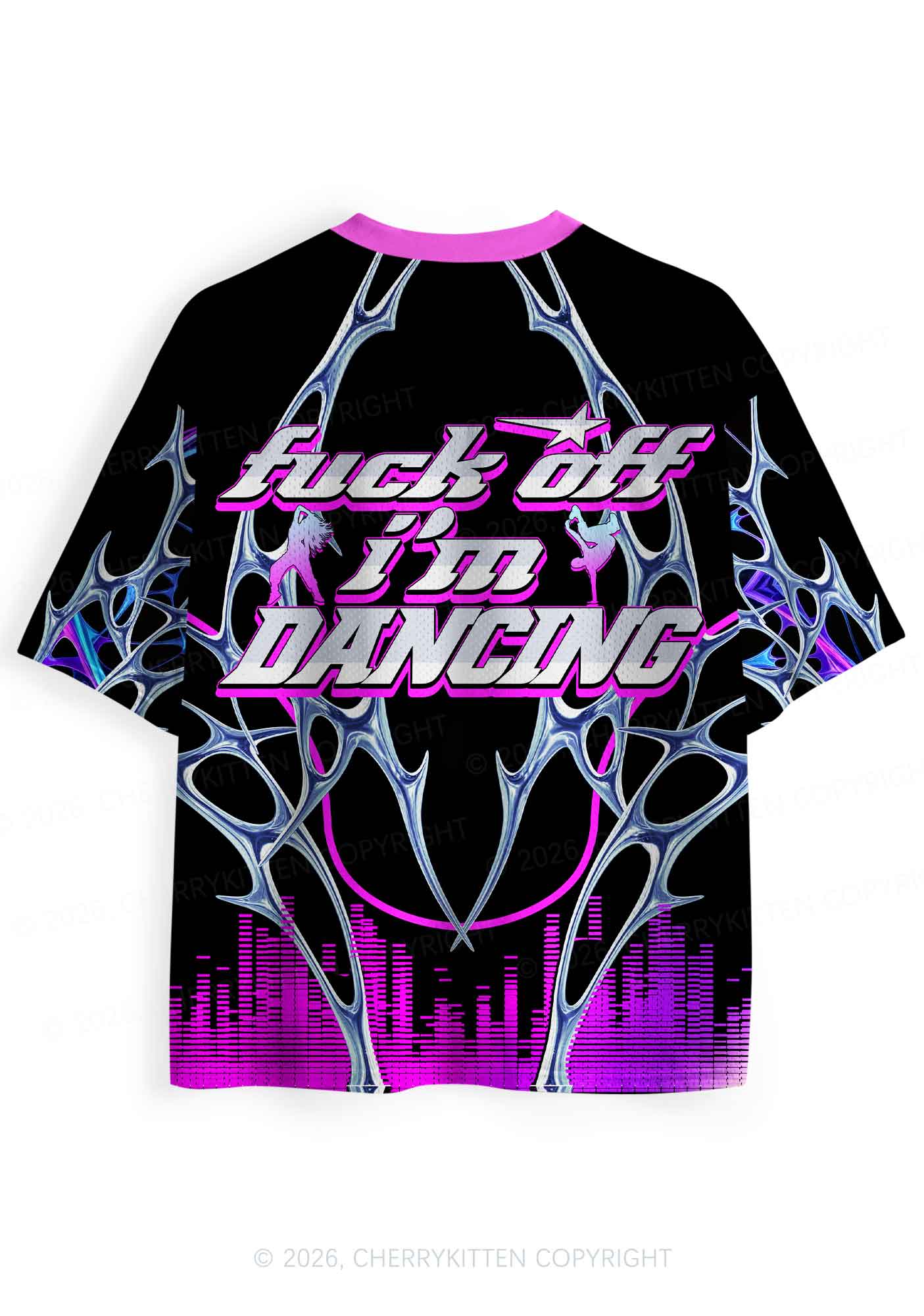 Fxxk Off Im Dancing Y2K Sport Jersey Shirts Cherrykitten - Image 4