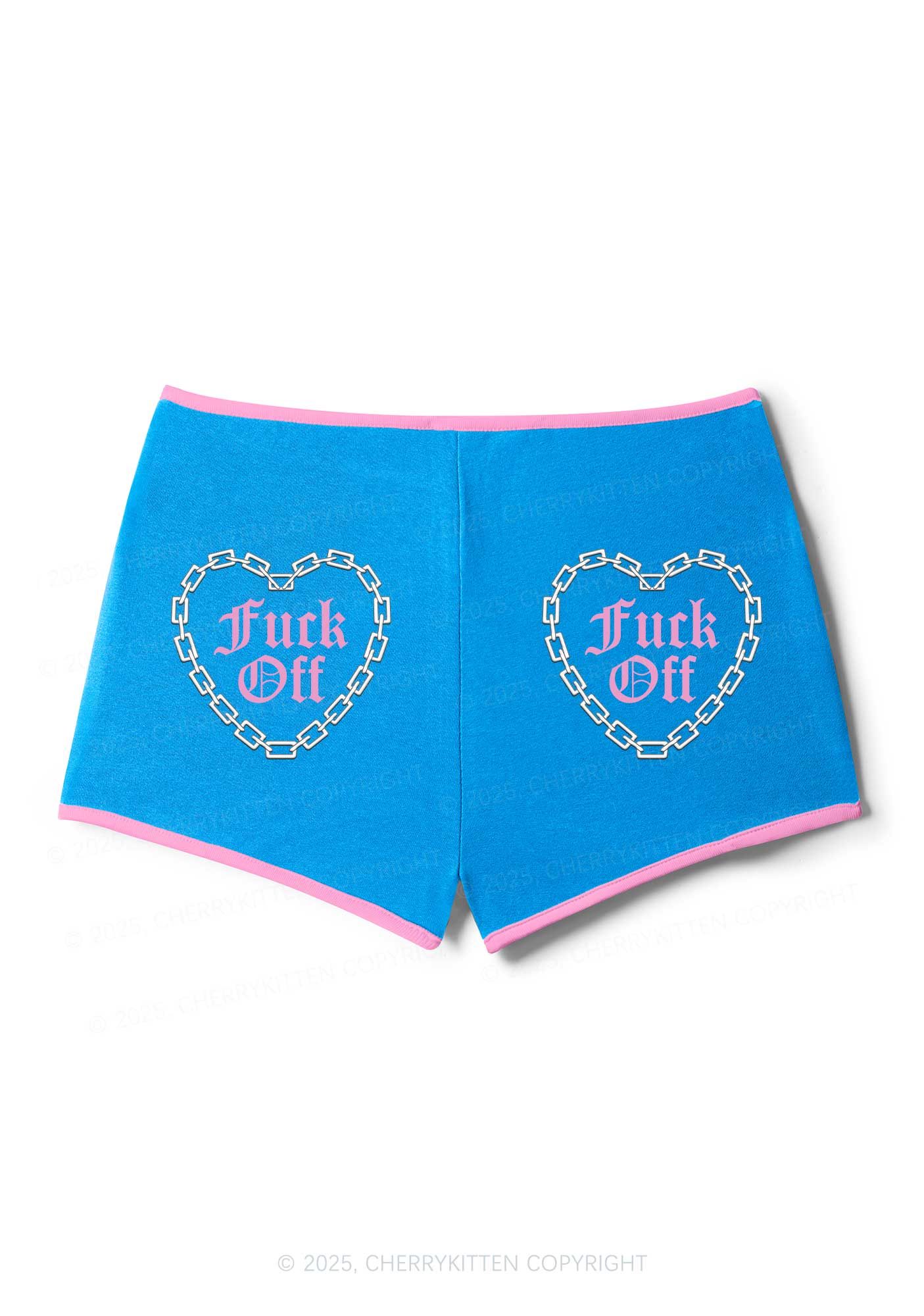 Fxxk Off Y2K Booty Shorts Cherrykitten - Image 3