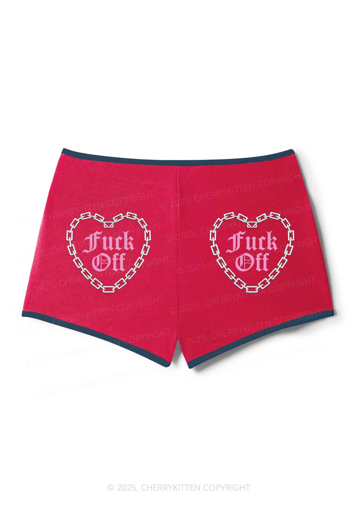 Fxxk Off Y2K Booty Shorts Cherrykitten - Image 5