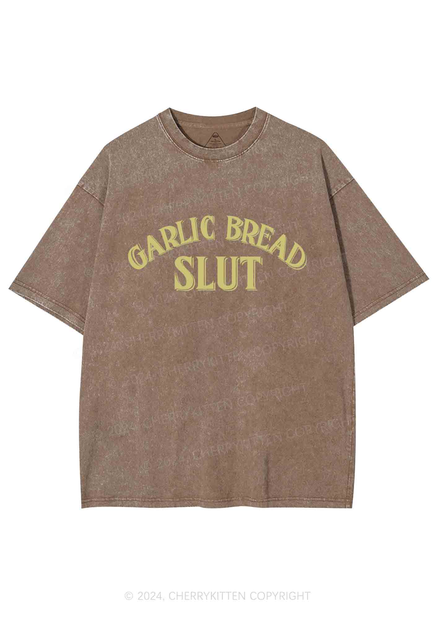 Garlic Bread Slxt Y2K Washed Tee Cherrykitten - Image 6