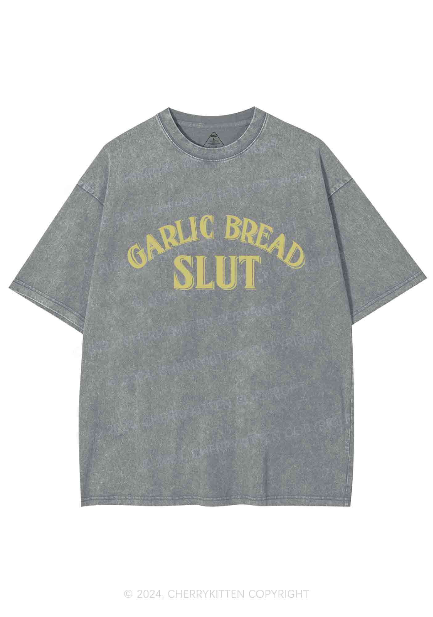 Garlic Bread Slxt Y2K Washed Tee Cherrykitten - Image 7