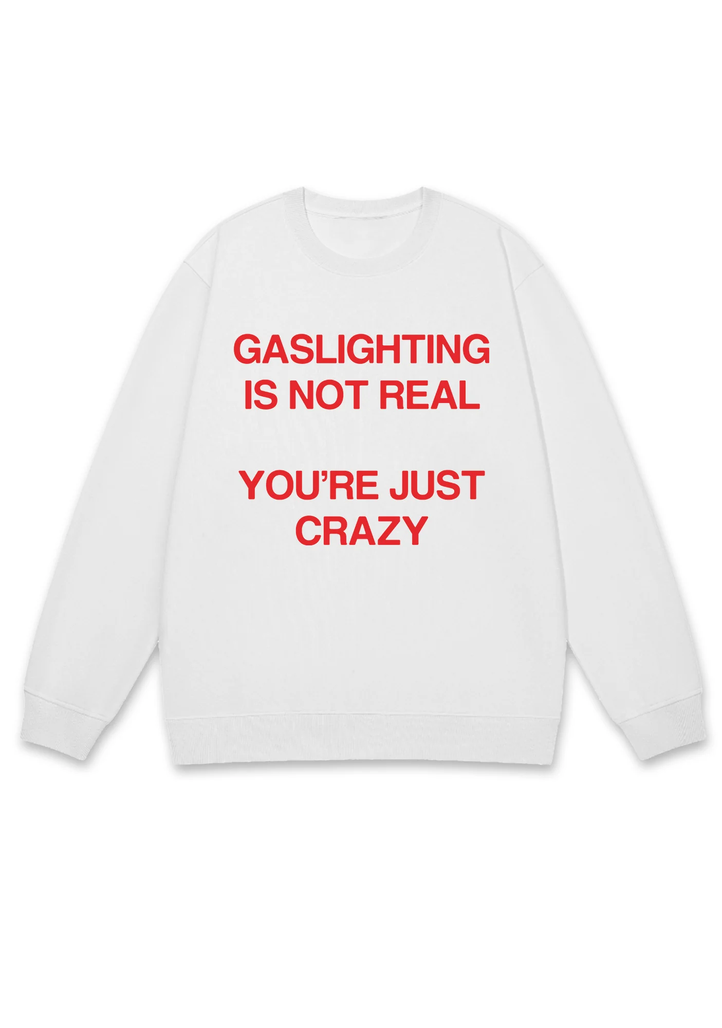 Gaslighting Not Real Y2K Sweatshirt - Image 4