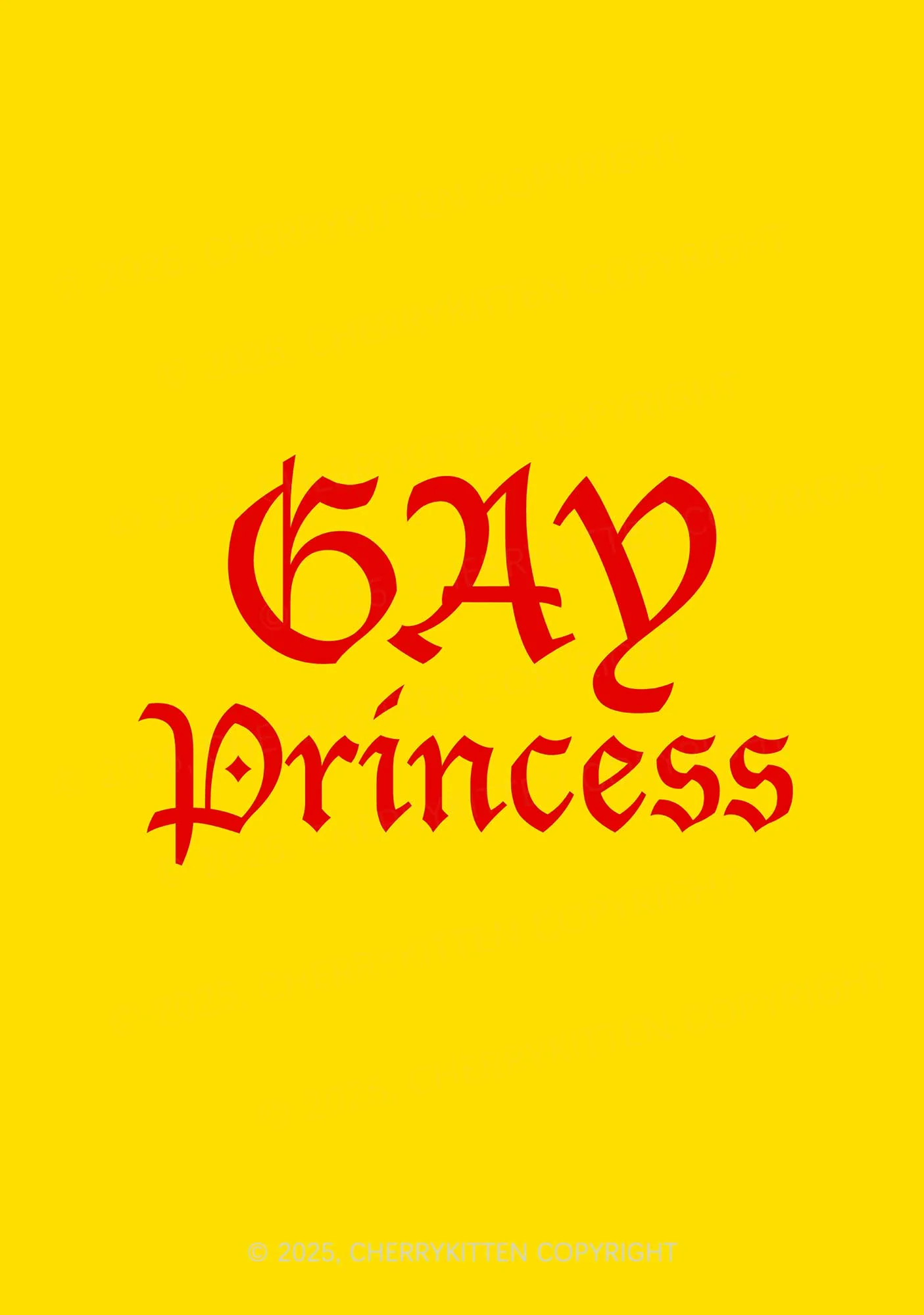 Gay Princess Pride 1Pc Y2K Pin Badge Cherrykitten - Image 2