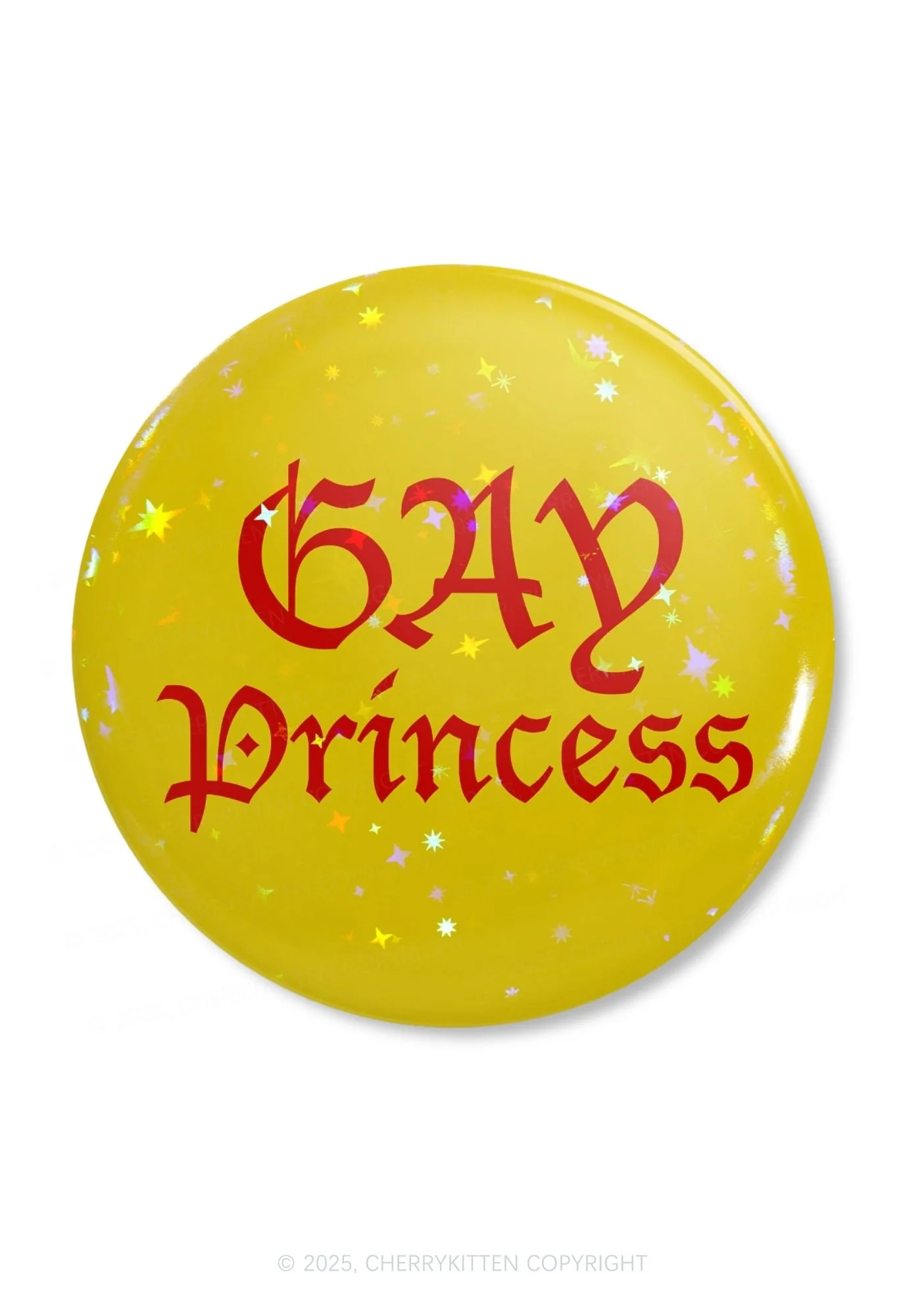 Gay Princess Pride 1Pc Y2K Pin Badge Cherrykitten - Image 4