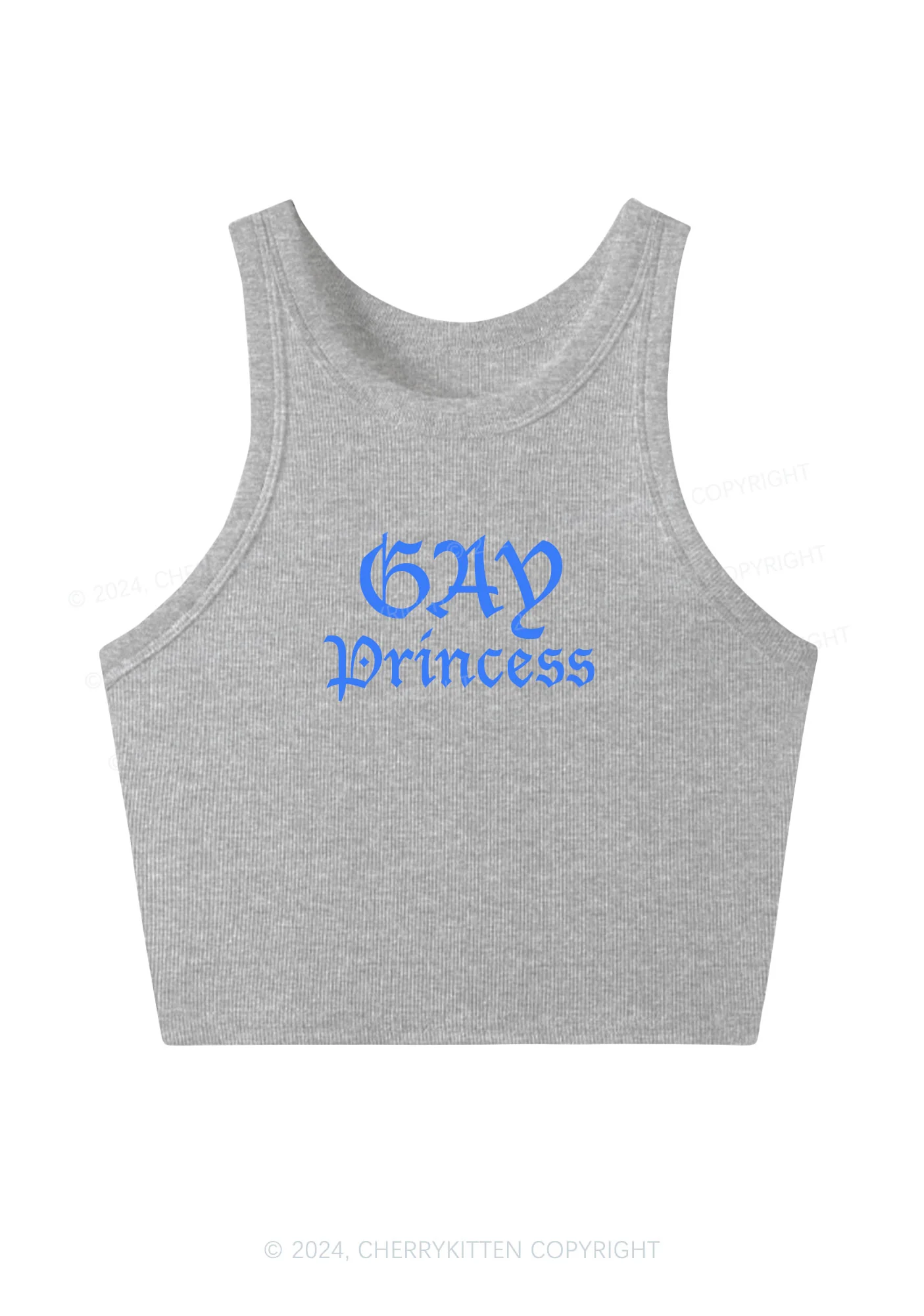 Gay Princess Y2K Crop Tank Top Cherrykitten - Image 3
