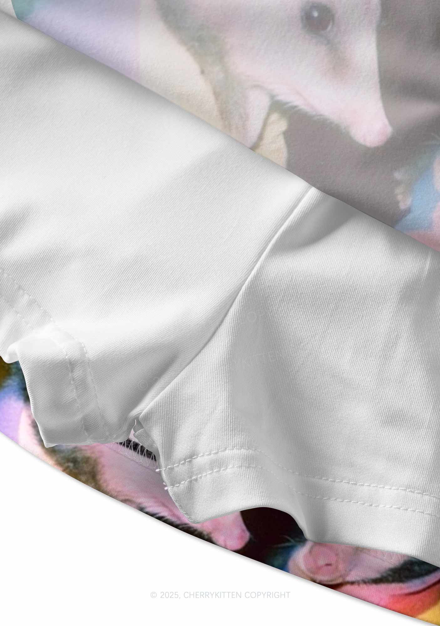 Gay Rats Pride Y2K Print Mini Skirt Cherrykitten - Image 3
