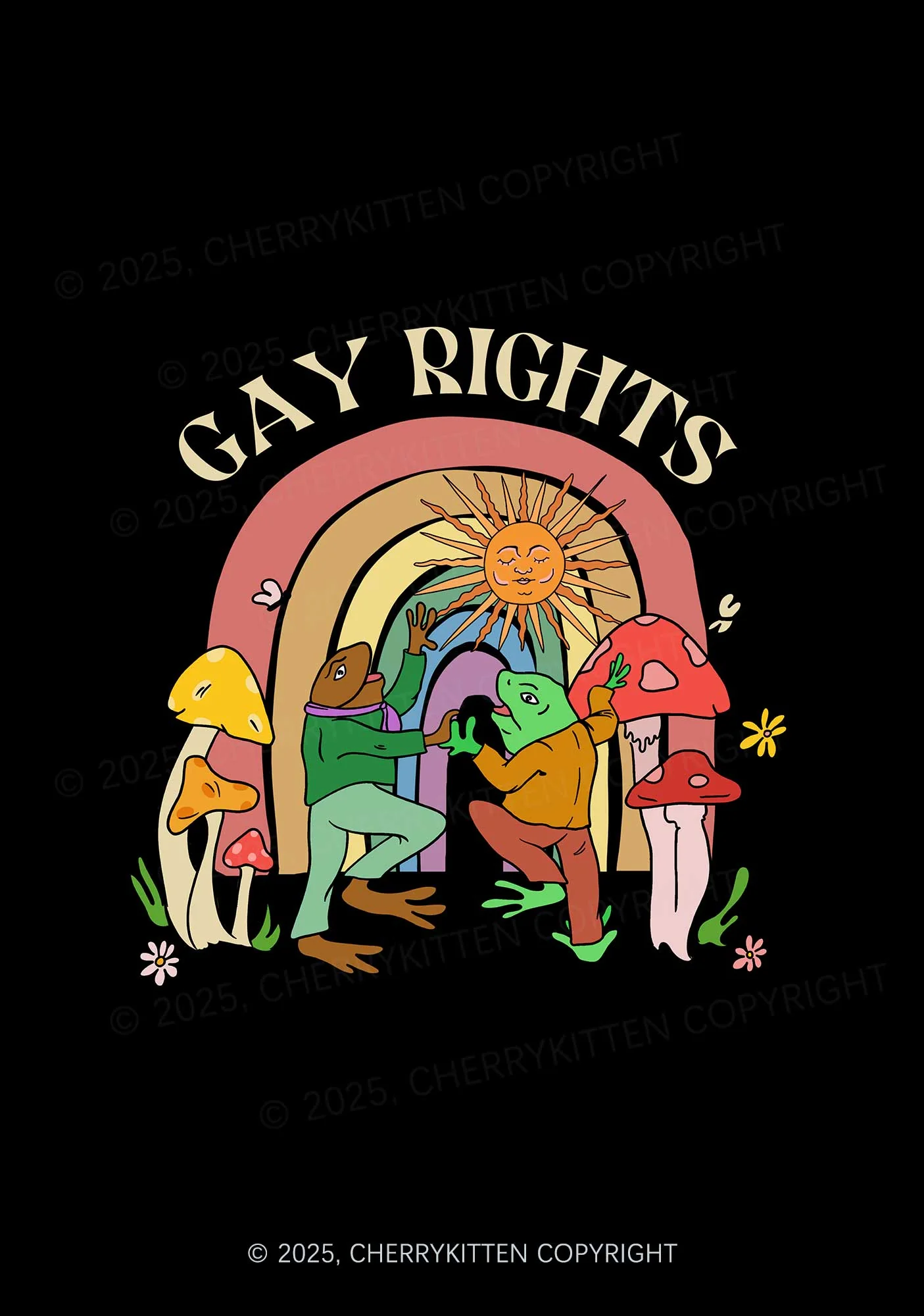 Gay Rights Pride 1Pc Y2K Pin Badge Cherrykitten - Image 2