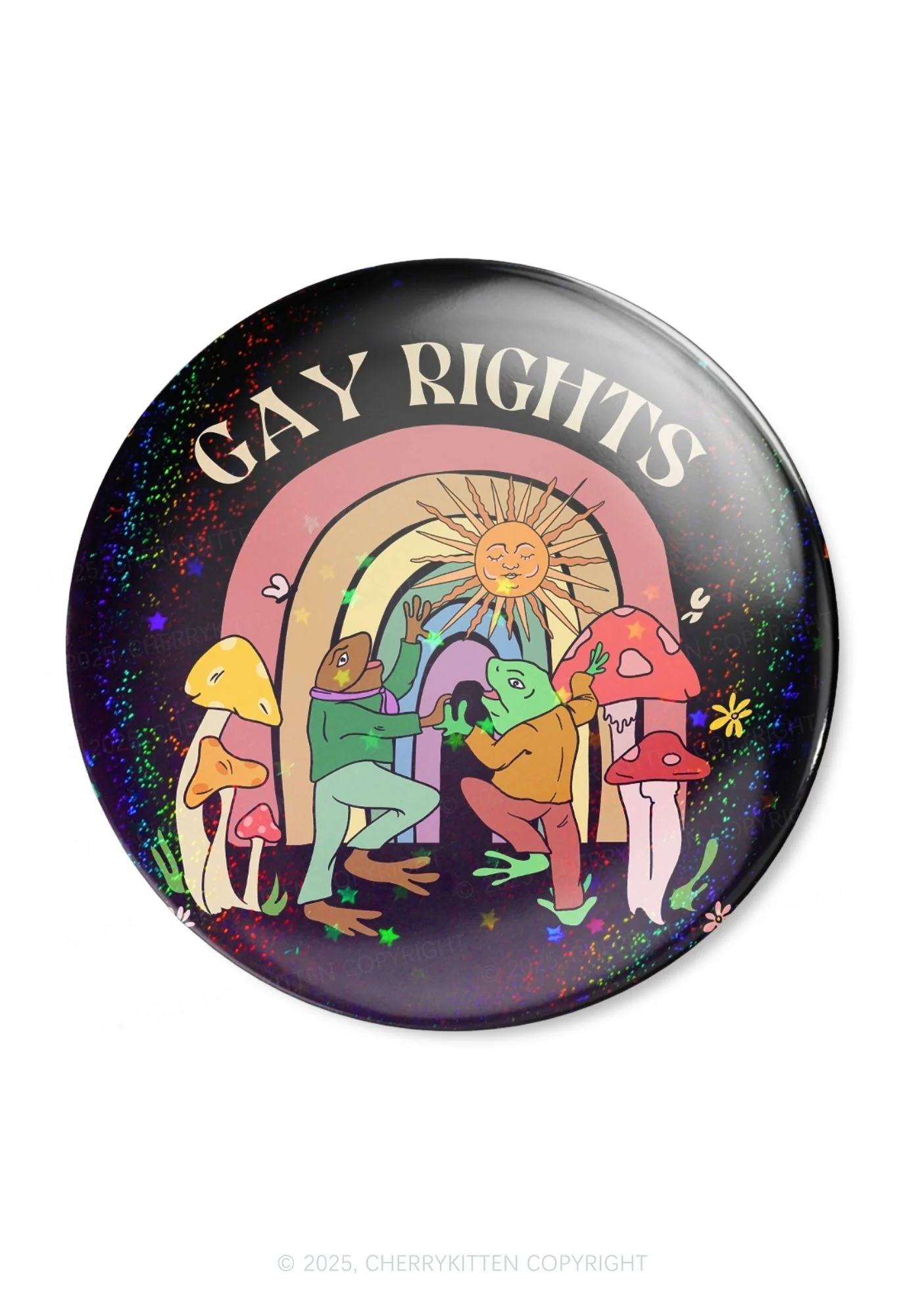 Gay Rights Pride 1Pc Y2K Pin Badge Cherrykitten - Image 4
