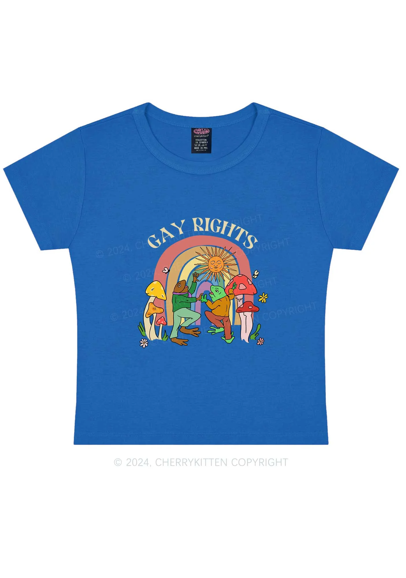 Gay Rights Y2K Baby Tee Cherrykitten - Image 11