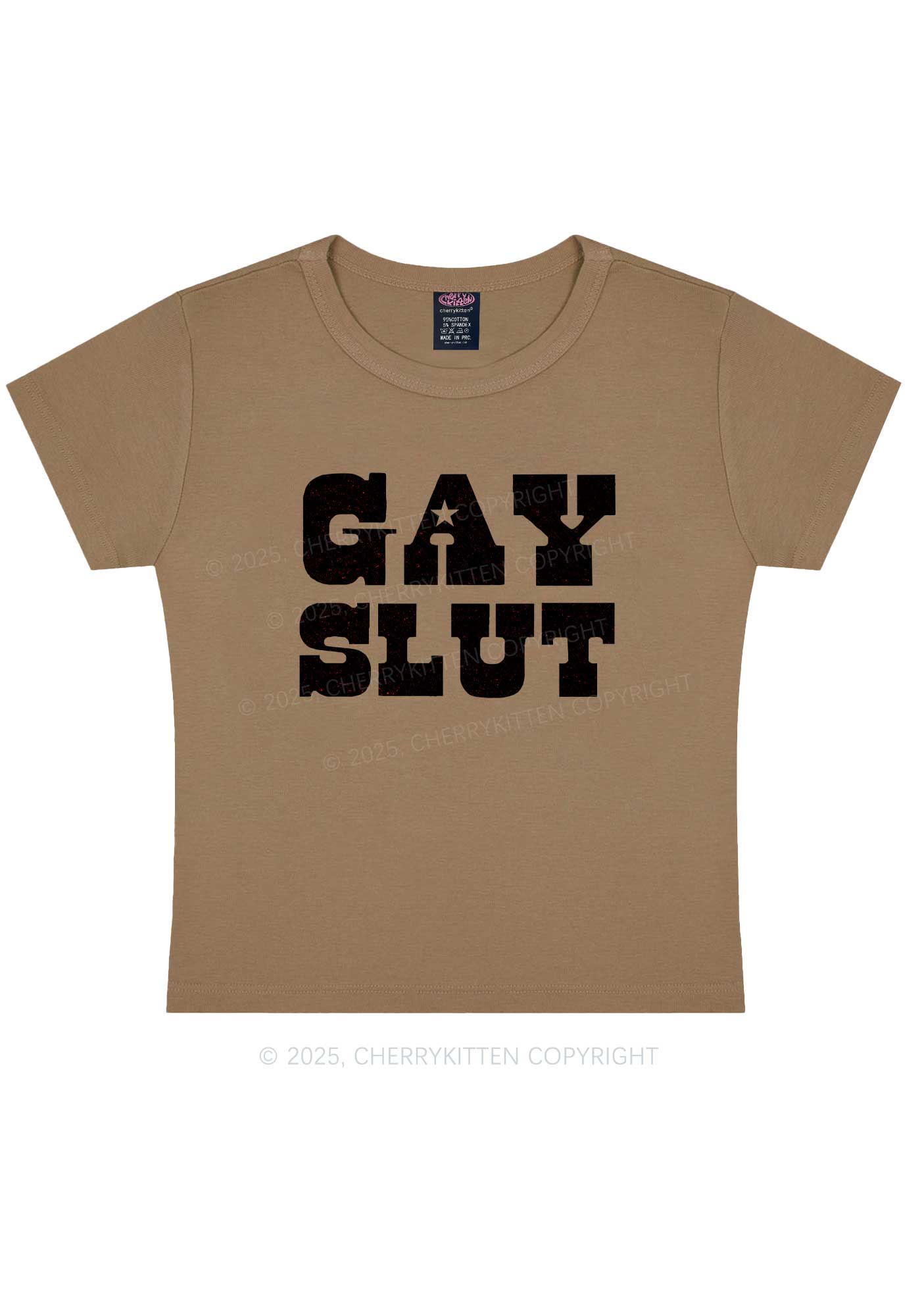 Gay Slxt Pride Y2K Baby Tee Cherrykitten - Image 10
