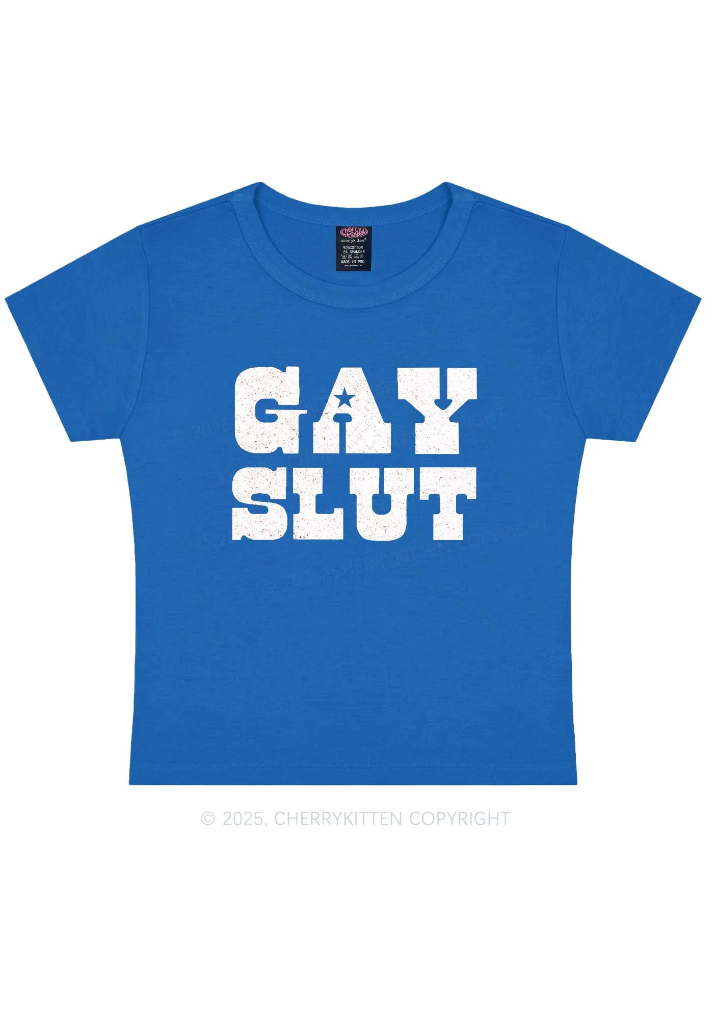 Gay Slxt Pride Y2K Baby Tee Cherrykitten - Image 9