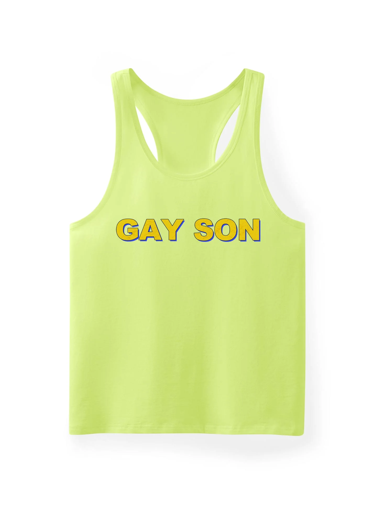 Gay Son Pride Y2K Men Racerback Tank Top Cherrykitten - Image 11