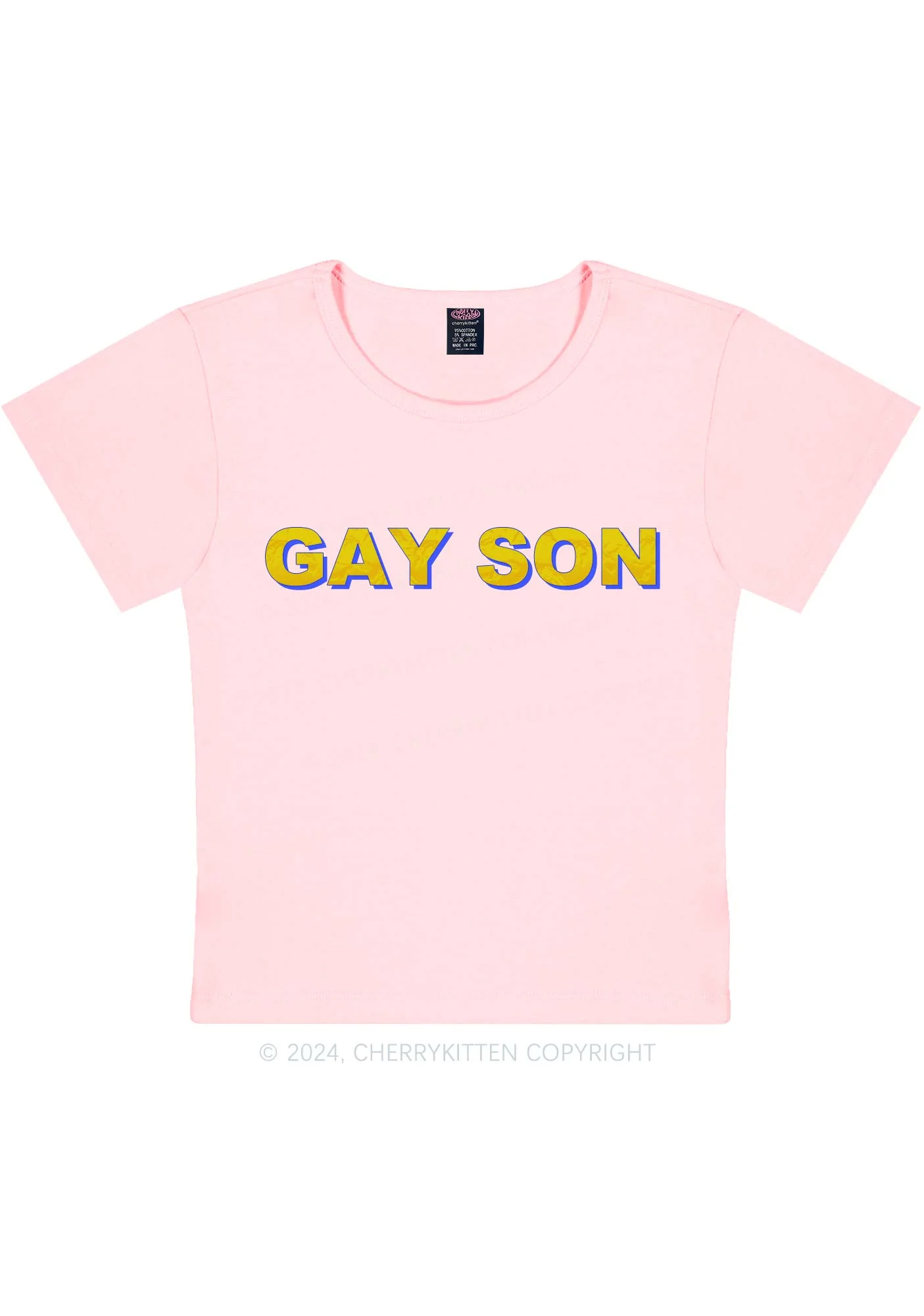 Gay Son Y2K Baby Tee Cherrykitten - Image 10