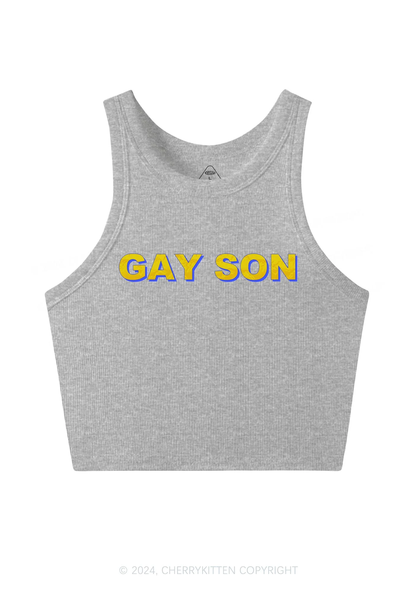 Gay Son Y2K Crop Tank Top Cherrykitten - Image 5