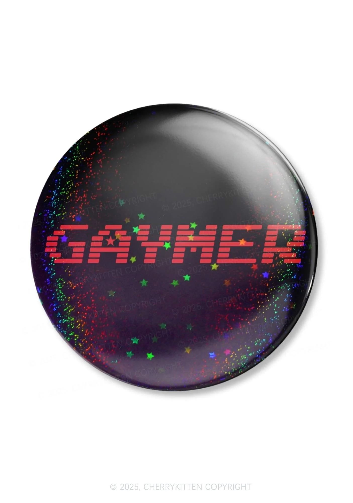 Gaymer Pride 1Pc Y2K Pin Badge Cherrykitten - Image 4