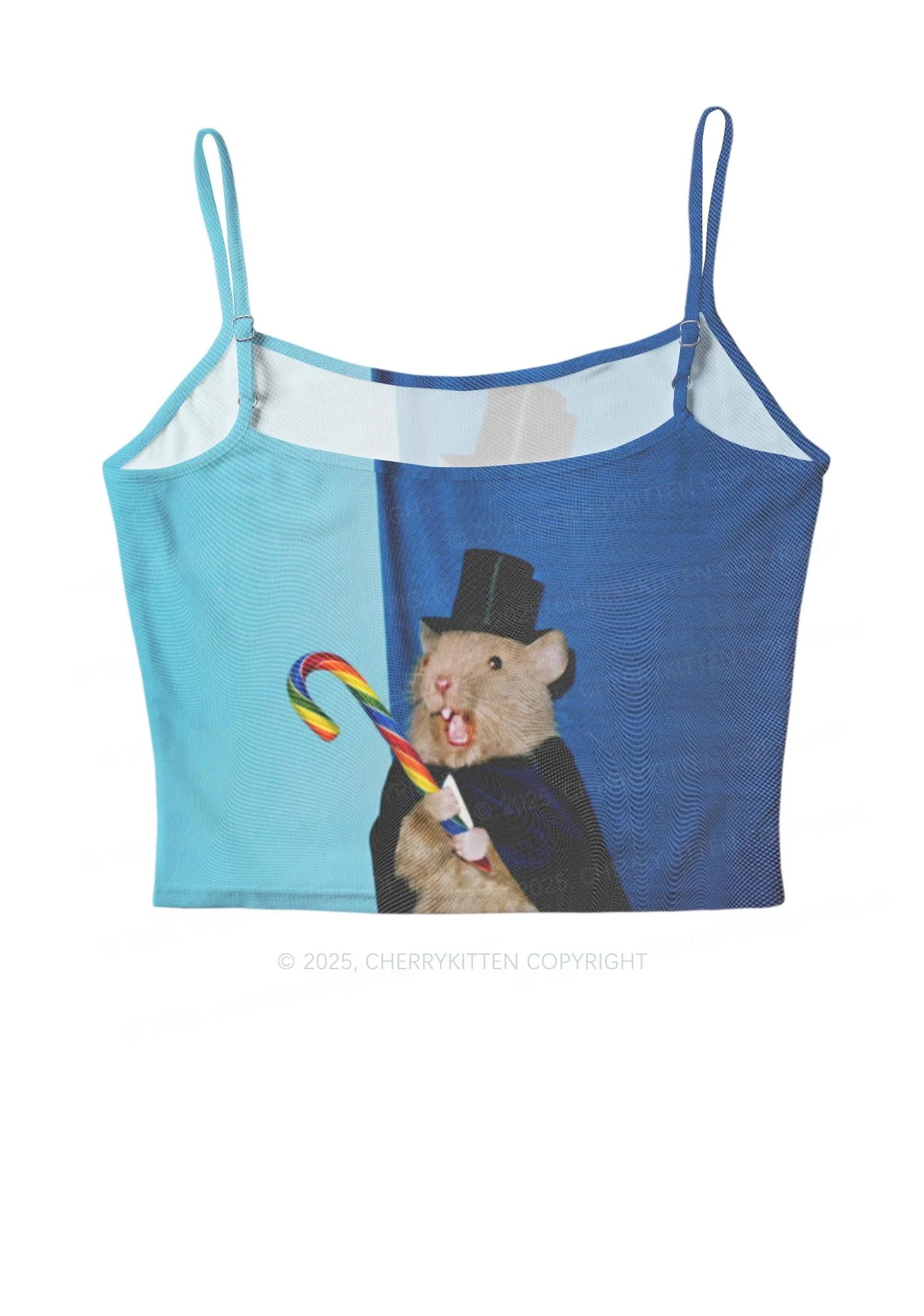 Gentleman Ratz Y2K Mesh Cami Tank Cherrykitten - Image 3