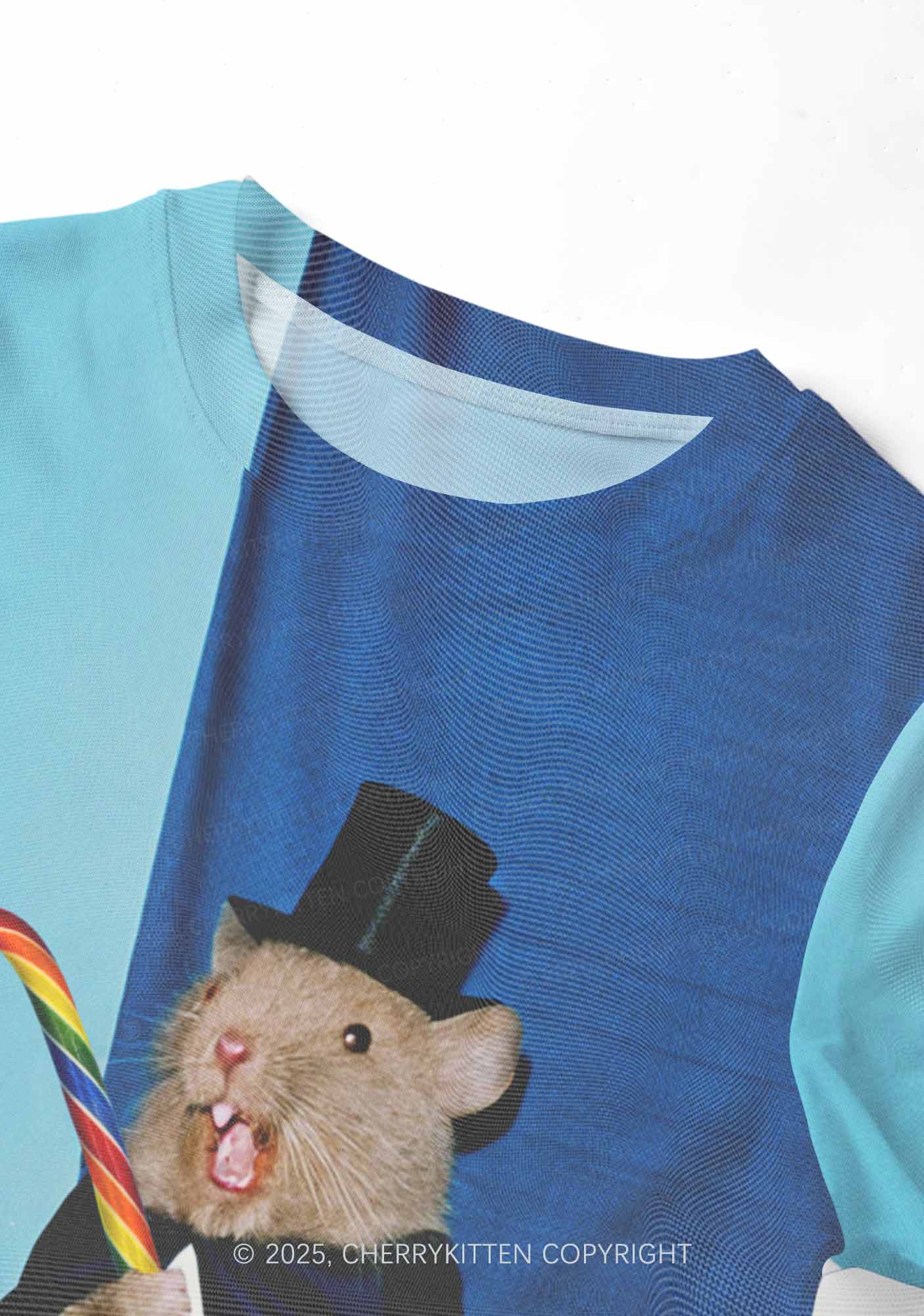 Gentleman Ratz Y2K Mesh Crop Top Cherrykitten - Image 4