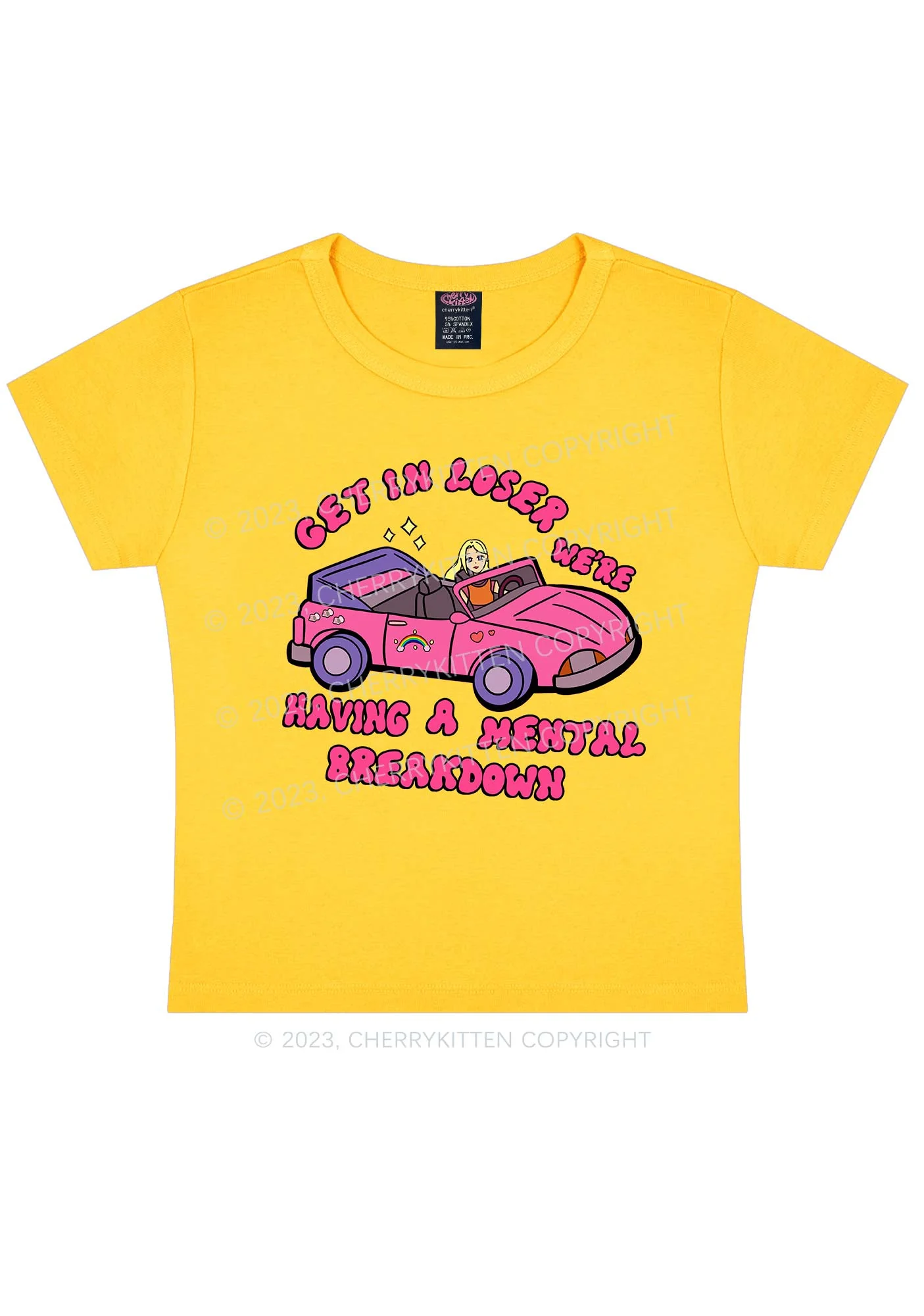 Get In Y2k Baby Tee - Image 4