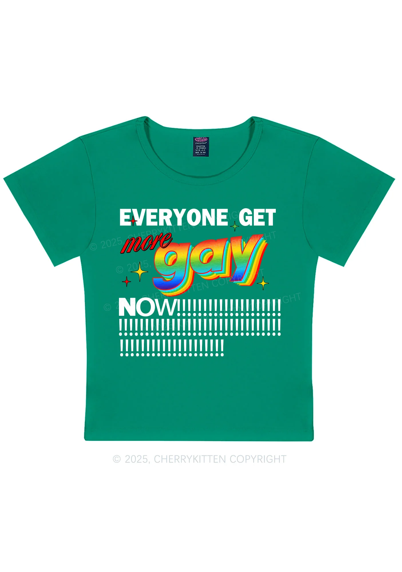 Get More Gay Pride Y2K Baby Tee Cherrykitten - Image 12