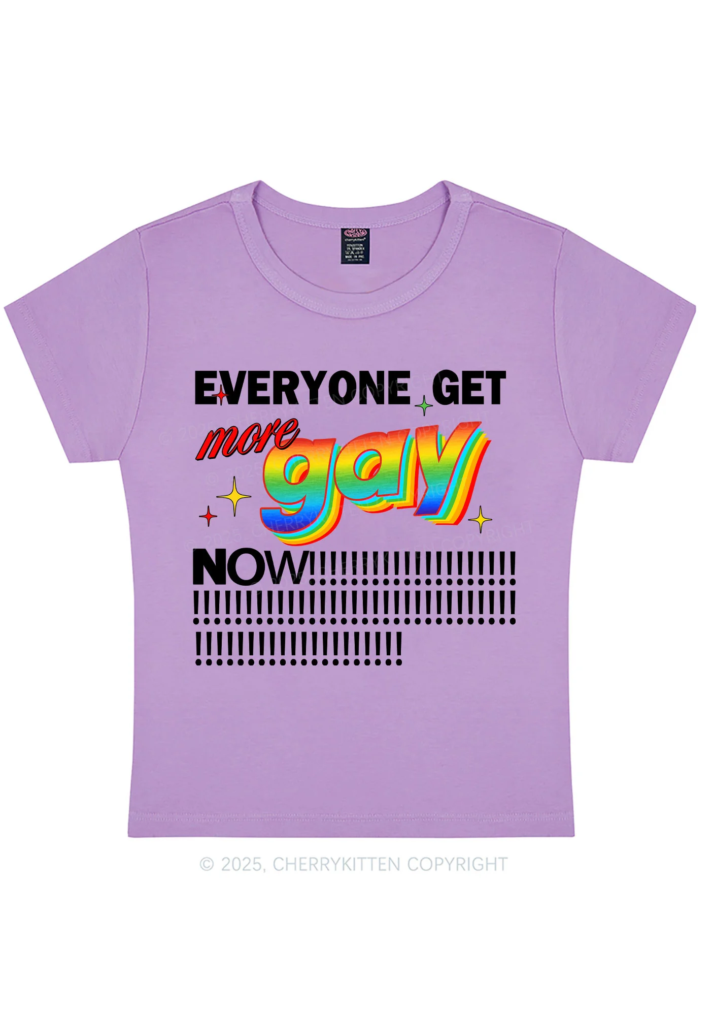 Get More Gay Pride Y2K Baby Tee Cherrykitten - Image 4