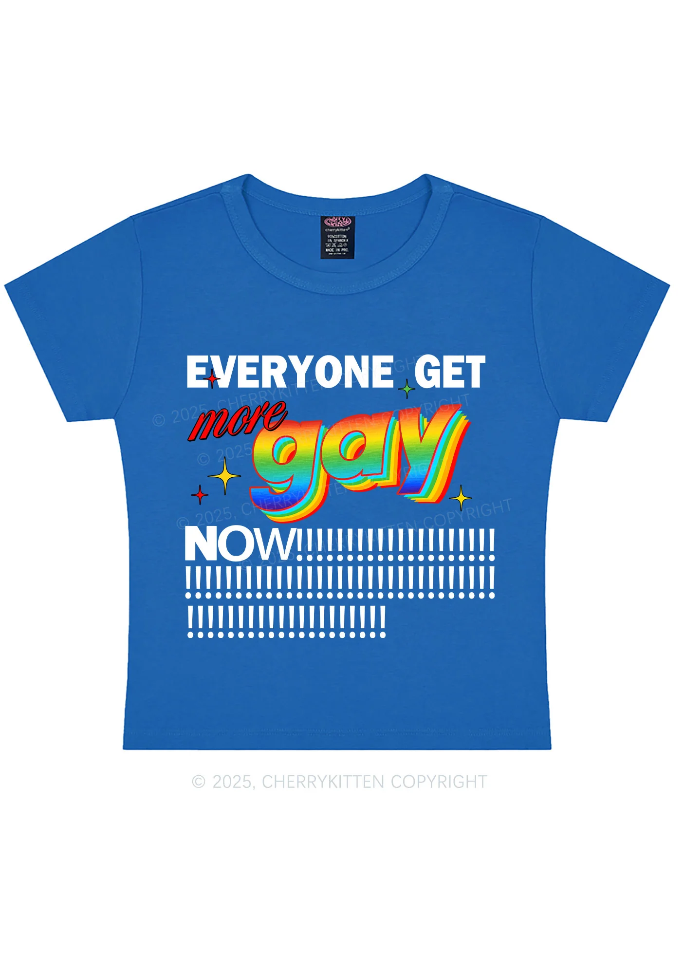 Get More Gay Pride Y2K Baby Tee Cherrykitten - Image 7