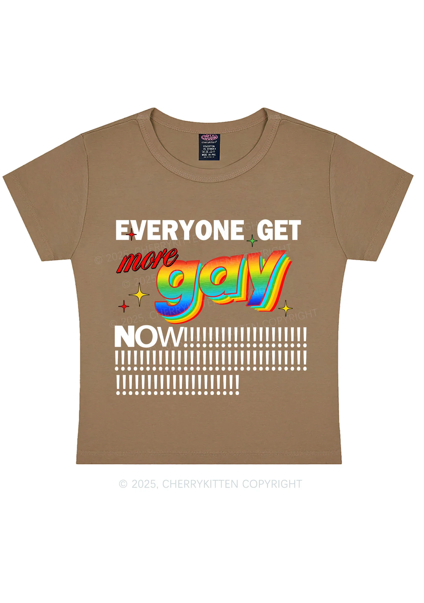 Get More Gay Pride Y2K Baby Tee Cherrykitten - Image 8