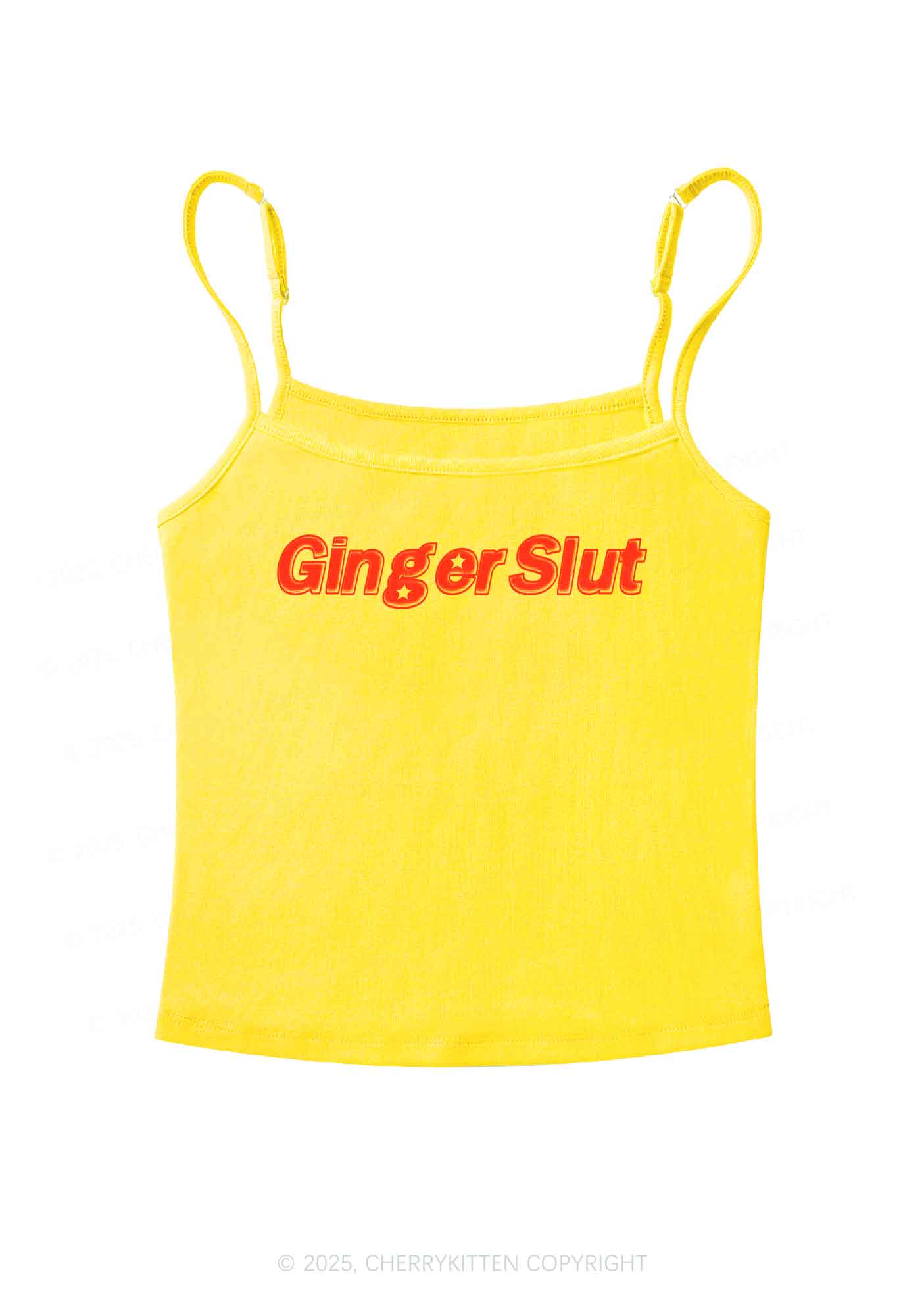 Ginger Slxt Y2K Spaghetti Strap Cami Cherrykitten - Image 6