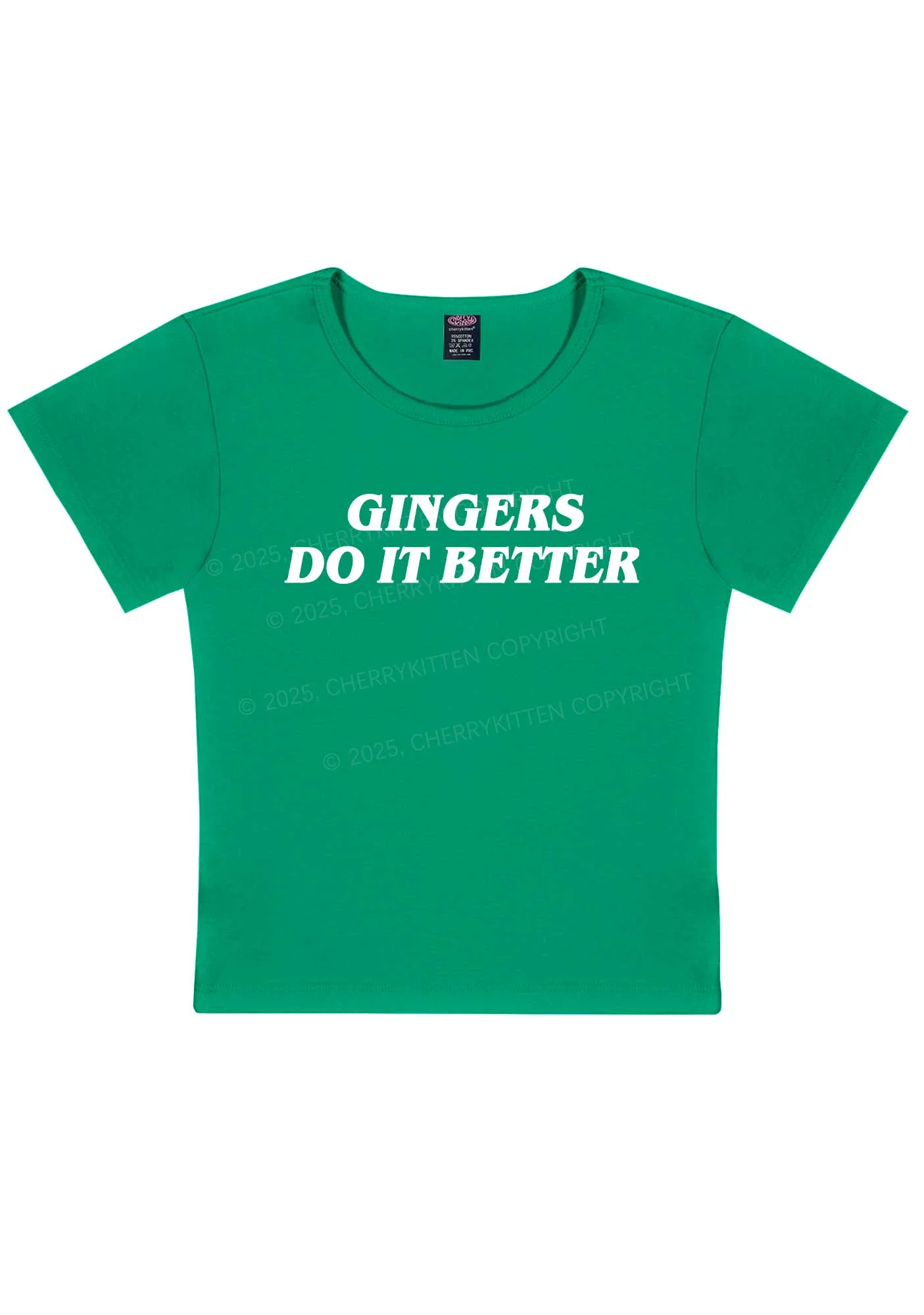 Gingers Do It Better Y2K Baby Tee Cherrykitten - Image 11